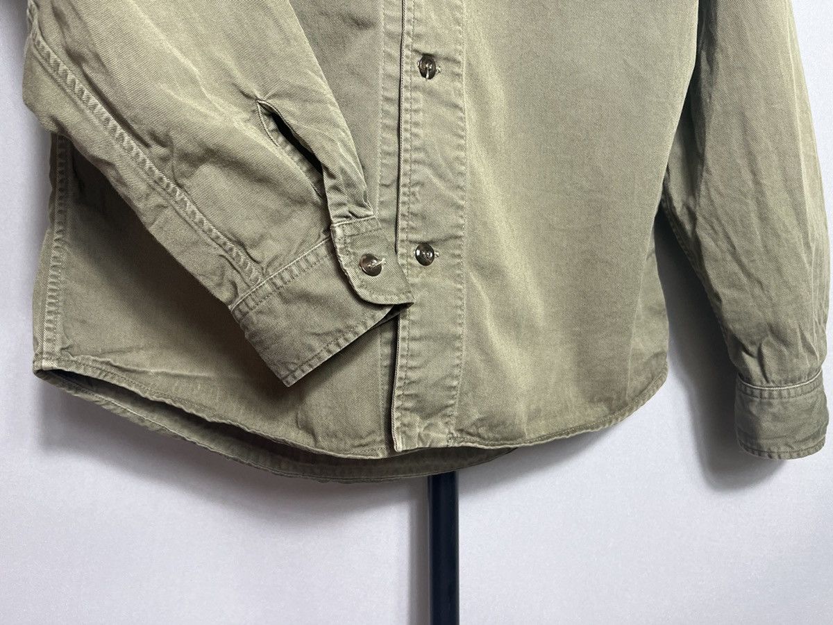 A.P.C. apc shirt dress button up cargo pockets mens green khaki Size US XS / EU 42 / 0 - 6 Thumbnail