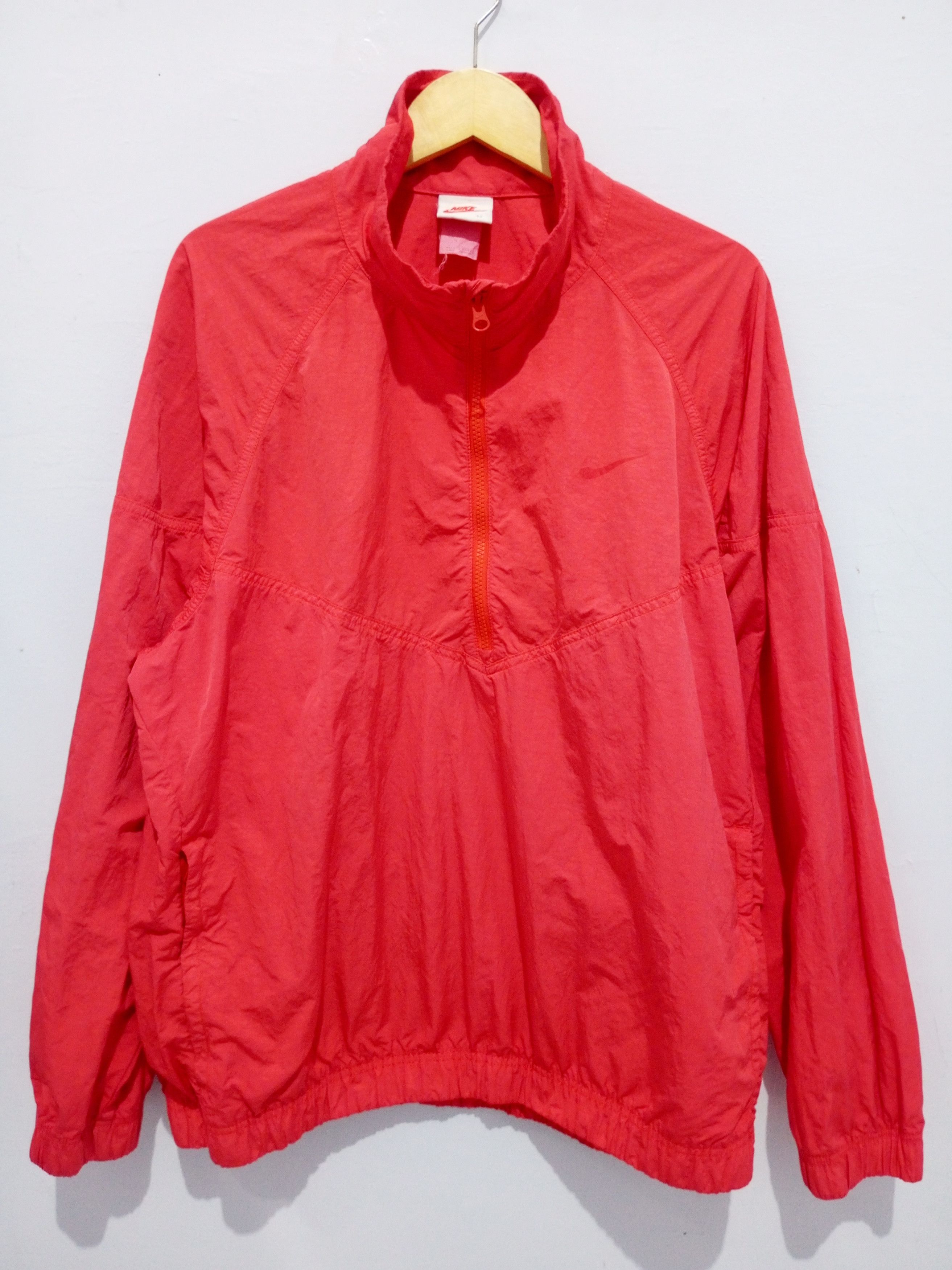 Nike Nike x stussy windrunner jacket habanero red | Grailed