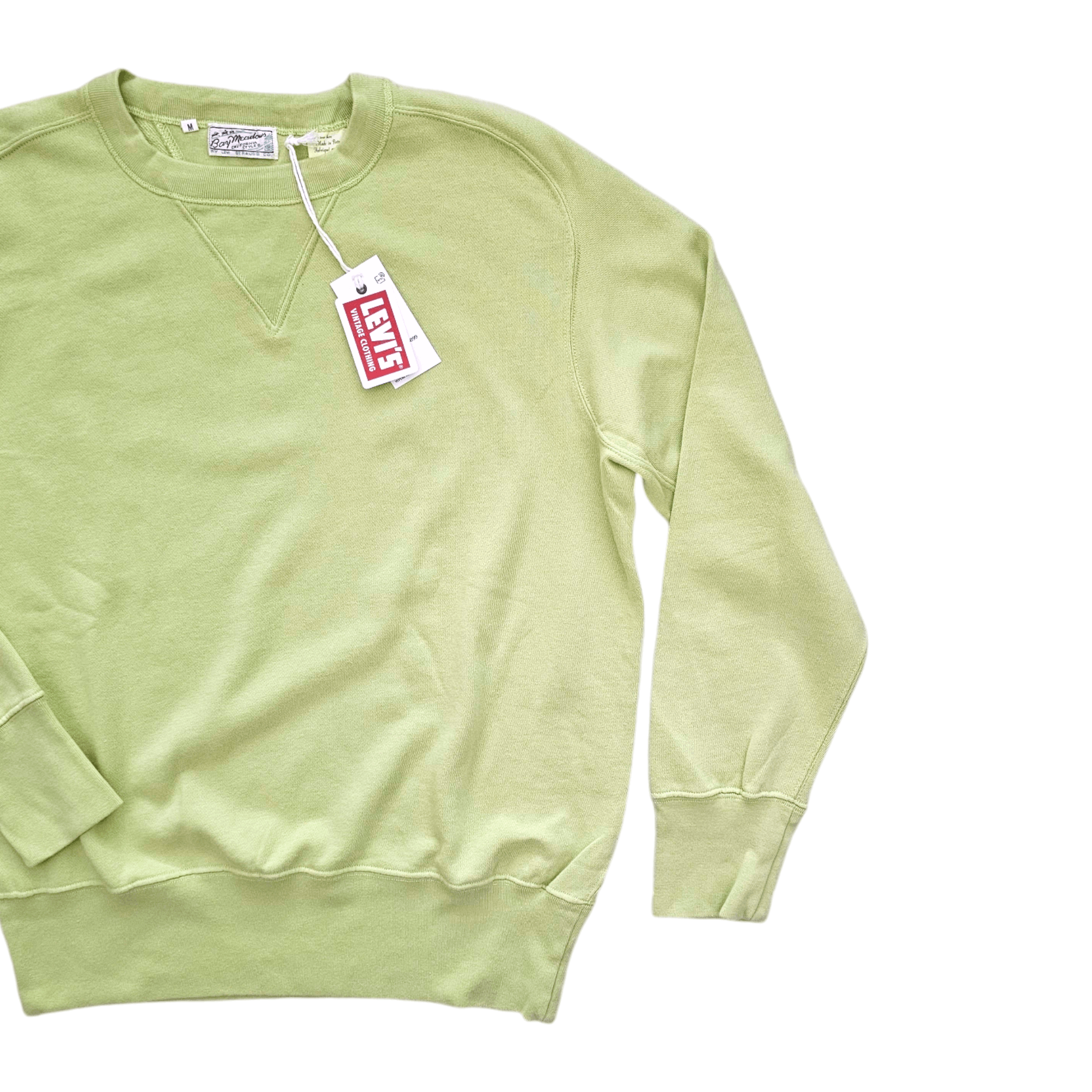 Levi's Vintage Clothing Levi's Vintage Clothing Bay Meadows Sweatshirt Green SS20 Size US M / EU 48-50 / 2 - 2 Thumbnail