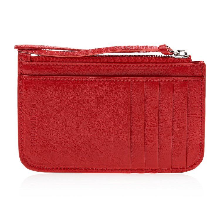 Balenciaga o1mt1gz1024 Size: OS / Le Cagole Long Coin & Card Holder Red Size ONE SIZE - 2 Thumbnail