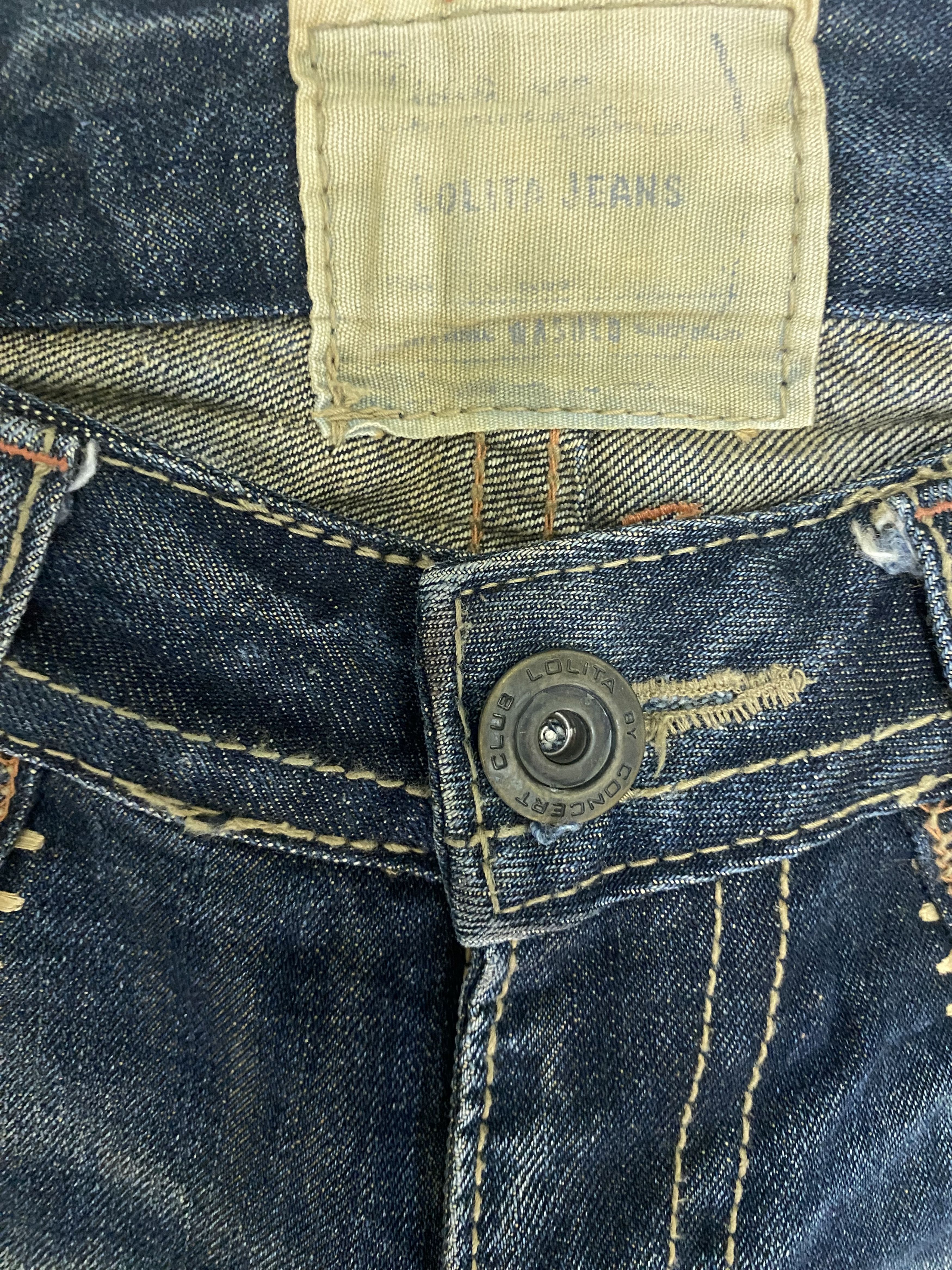If Six Was Nine Flared Mud Lolita Jeans Size 30" / US 8 / IT 44 - 5 Thumbnail