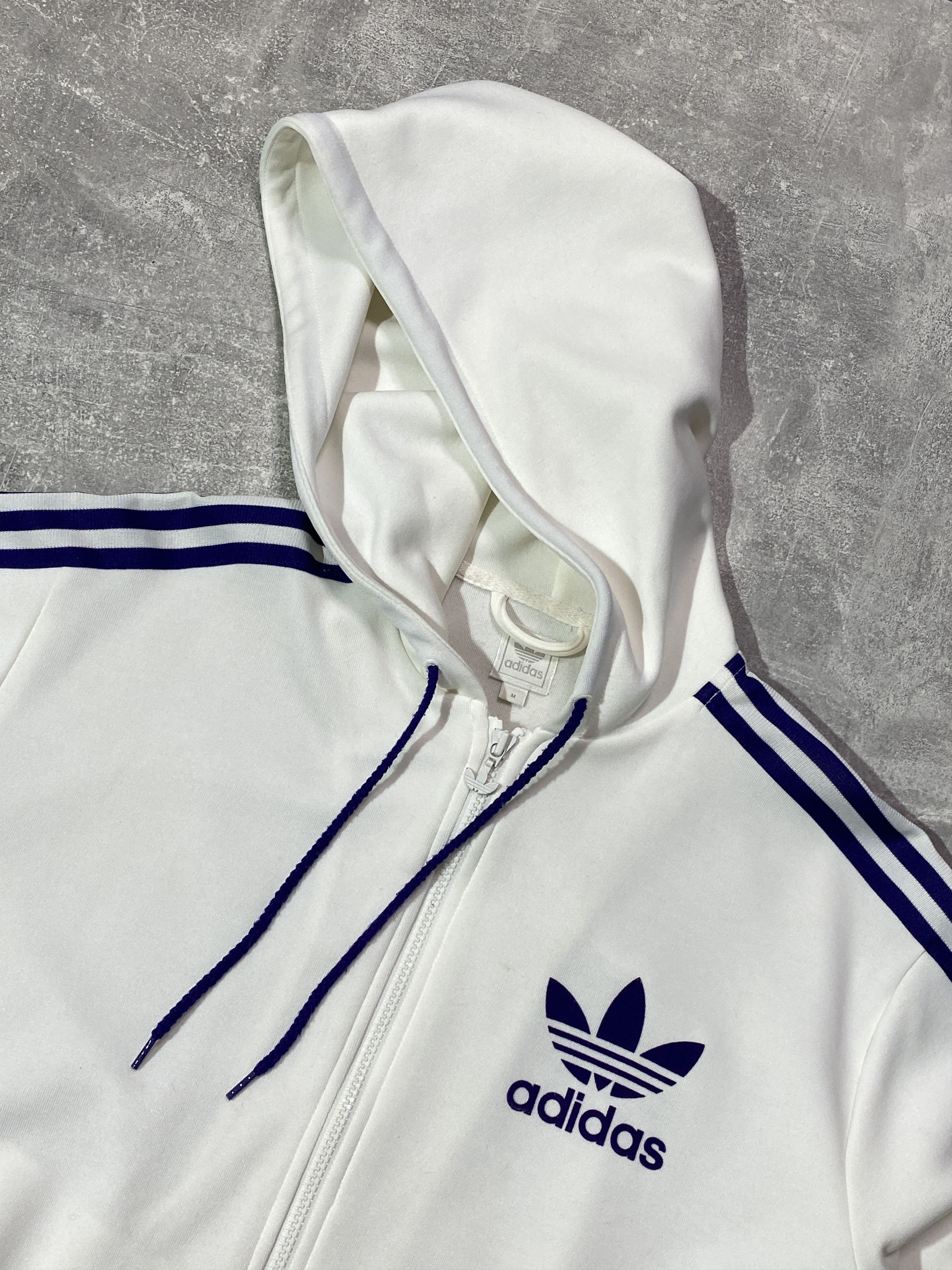 Adidas Vintage Y2K Adidas Lotus Logo Zip Hoodie Hip Hop Style Size US M / EU 48-50 / 2 - 3 Thumbnail