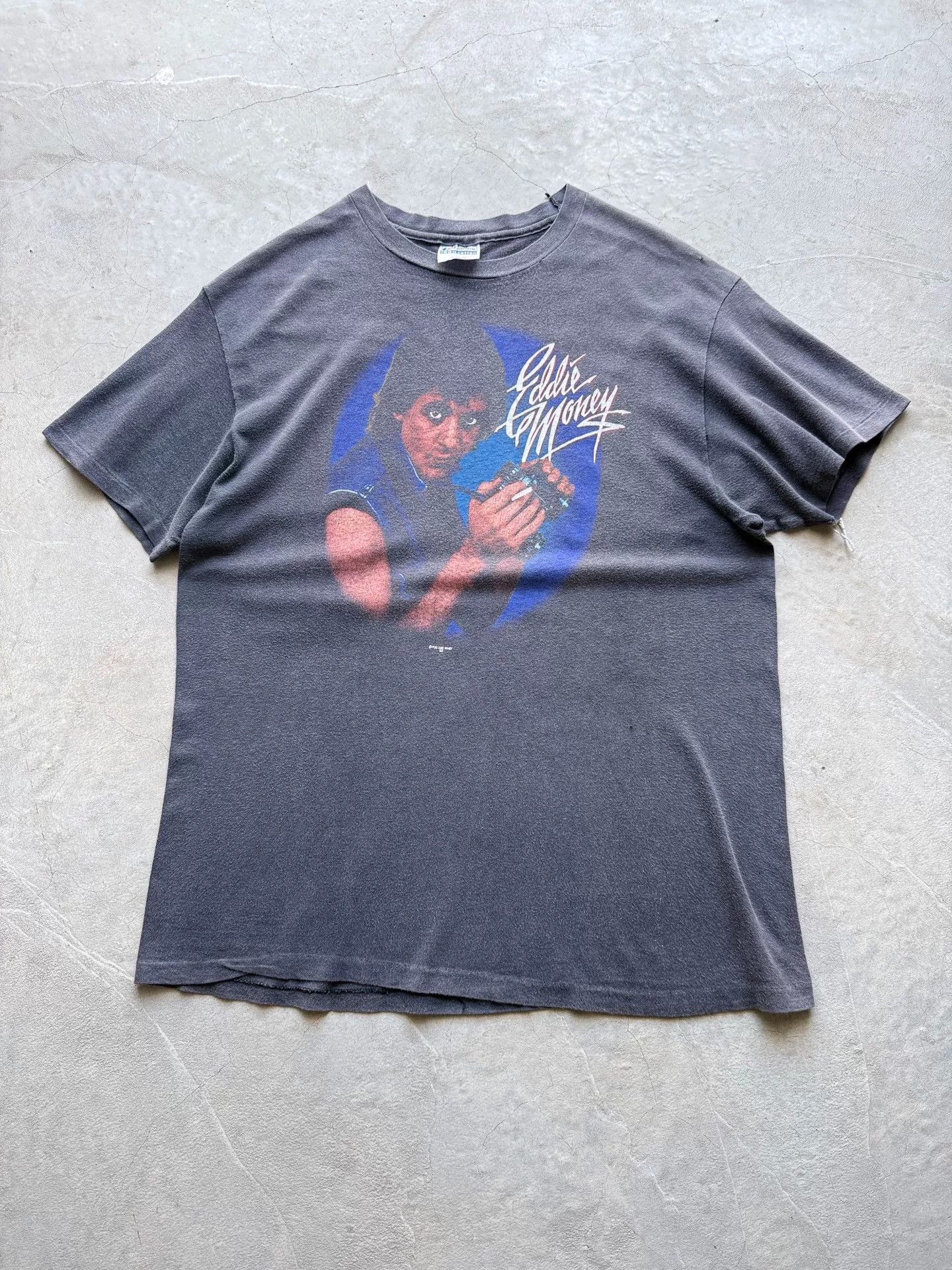 Vintage Vintage 80s Eddie Money Party Tour Tee Size US XL / EU 56 / 4 - 1 Thumbnail