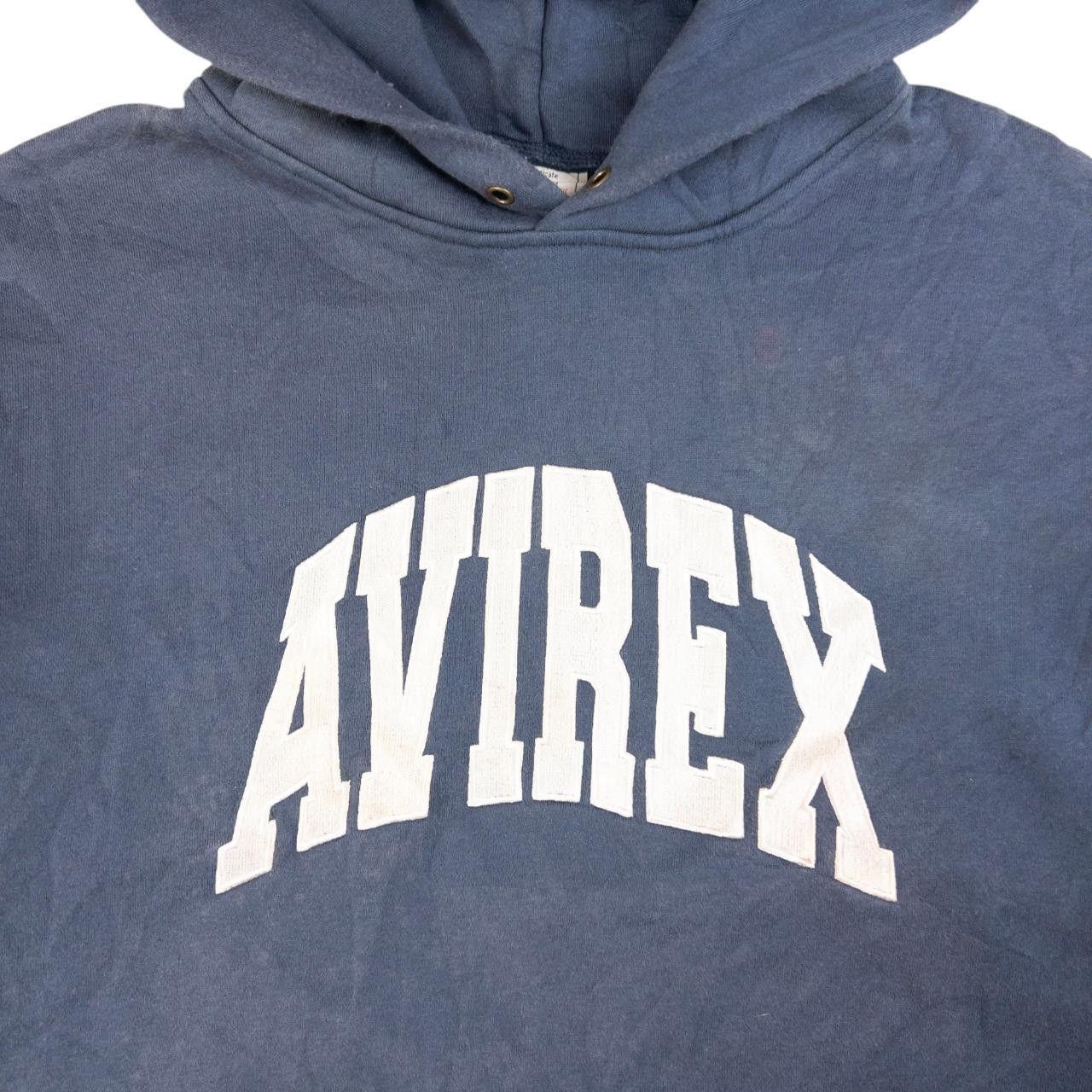 Avirex Vintage AVIREX Embroidered Hoodie Size L Size US L / EU 52-54 / 3 - 3 Thumbnail
