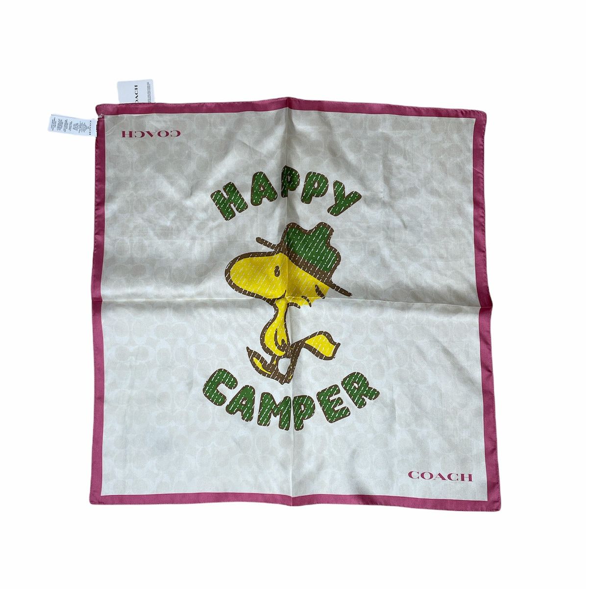 Coach Coach X Peanuts Woodstock Signature Silk Bandana Size ONE SIZE - 3 Thumbnail