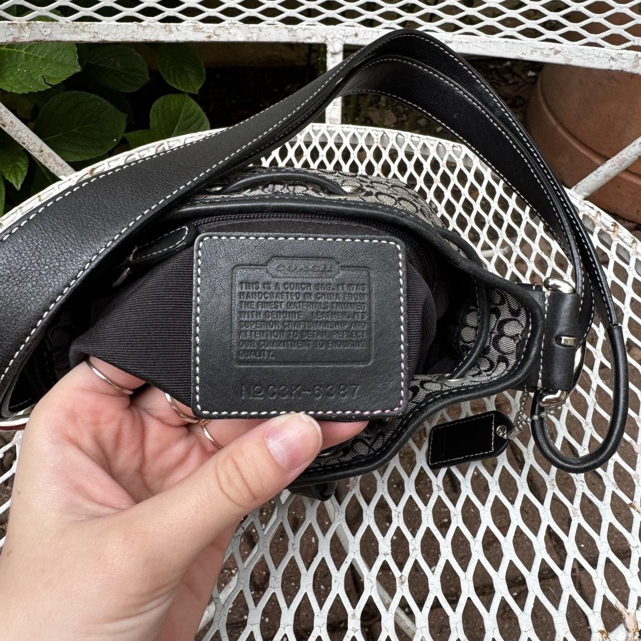 Coach Y2K Black Monogramed Coach Bucket Style Bag Size ONE SIZE - 7 Thumbnail