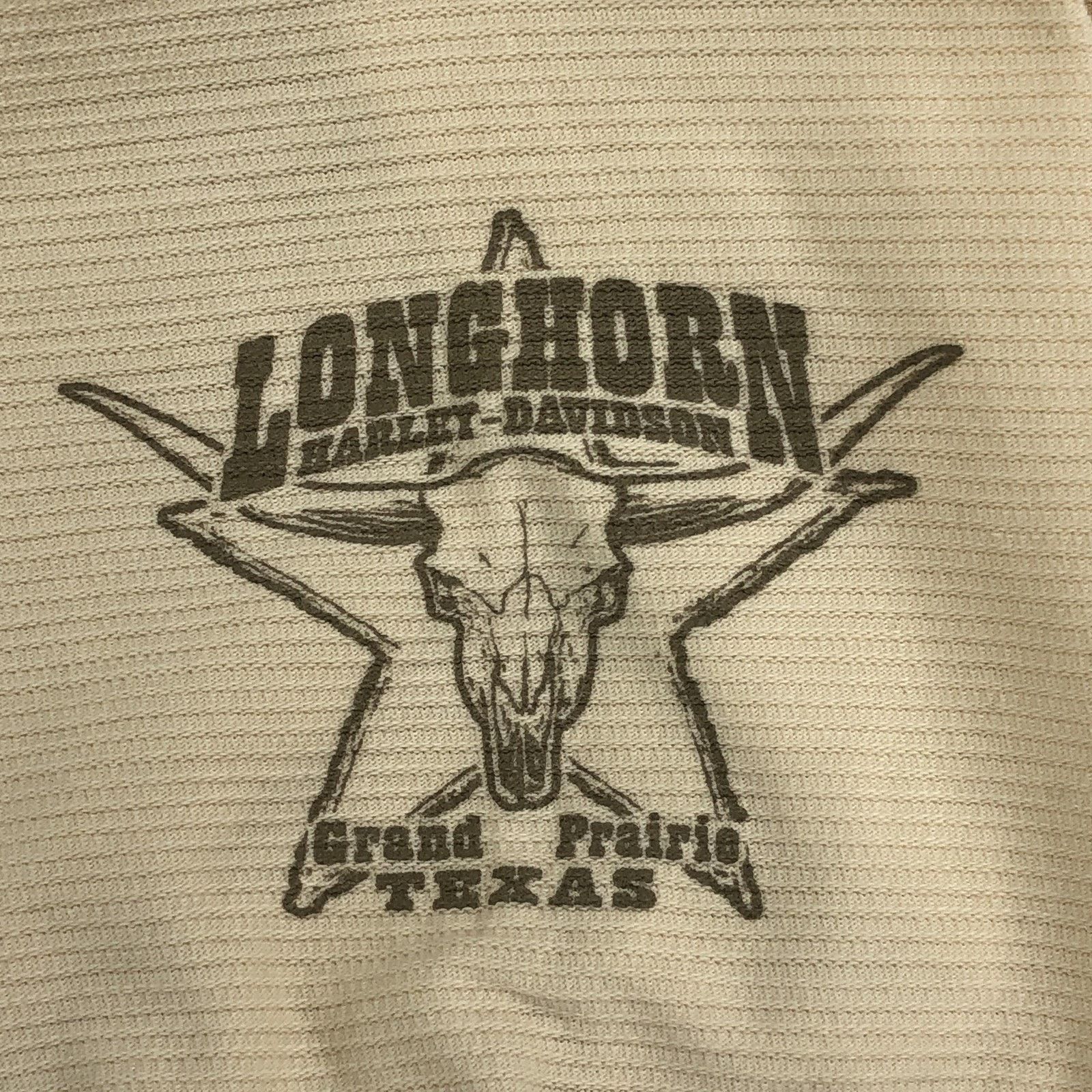 Harley Davidson Harley-Davidson Polo Shirt XL Longhorn Grand Prairie TX Size US XL / EU 56 / 4 - 19 Thumbnail