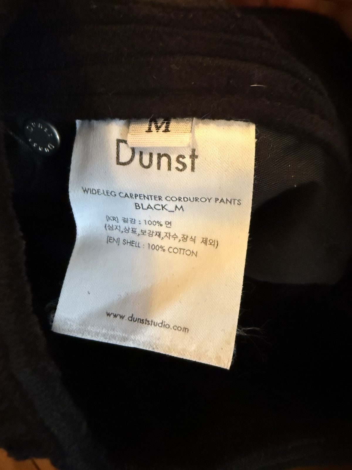 Our Legacy Dunst Corduroy Workwear Black Wide Leg Pants - not OL! Size US 30 / EU 46 - 6 Thumbnail