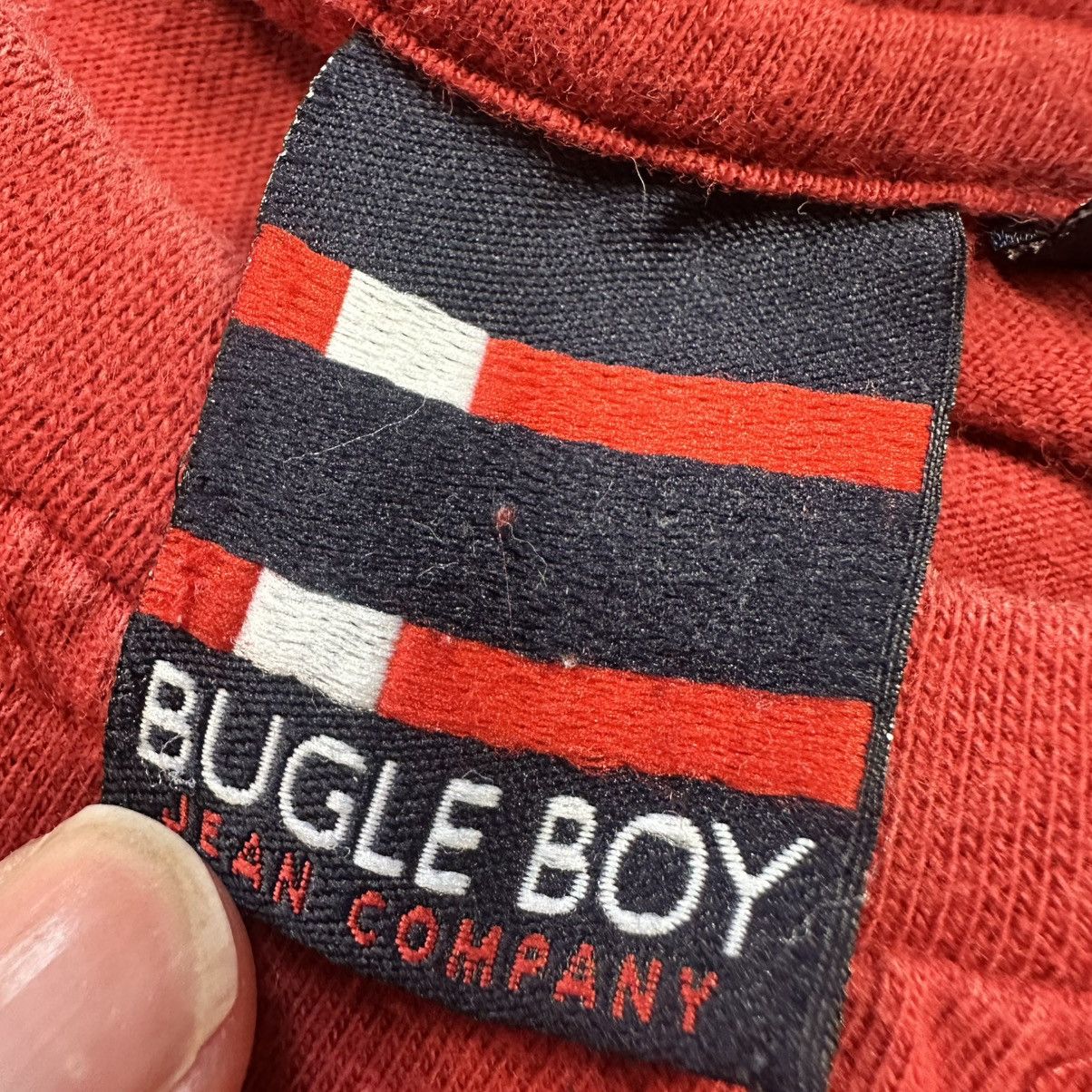 Bugle Boy Vintage 90s Y2K Red Bugle Boy Jeans Pool Hall Shirt Size XL Size US XL / EU 56 / 4 - 4 Thumbnail