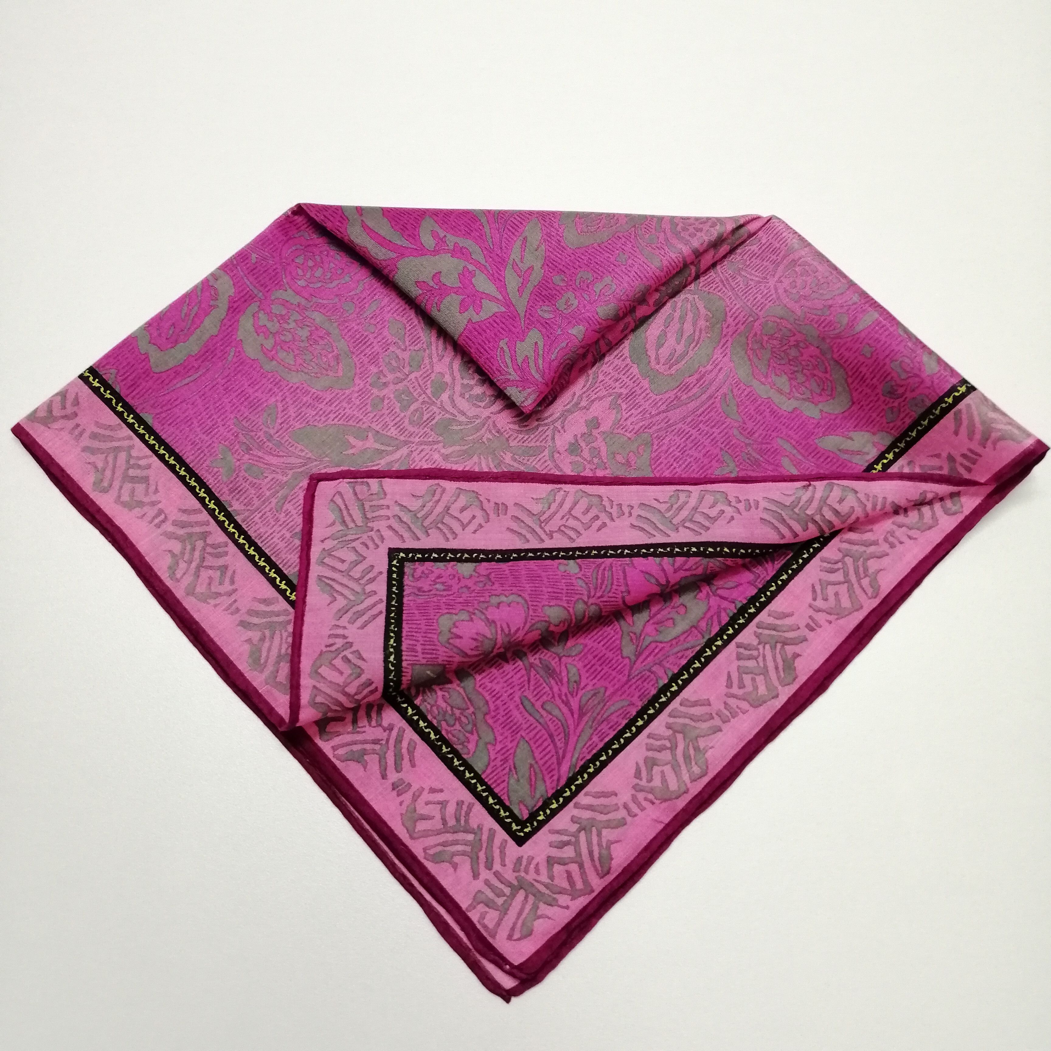 Lanvin Vintage Lanvin Handkerchief/Neckerchief/Scarf-KD2106 Size ONE SIZE - 4 Thumbnail
