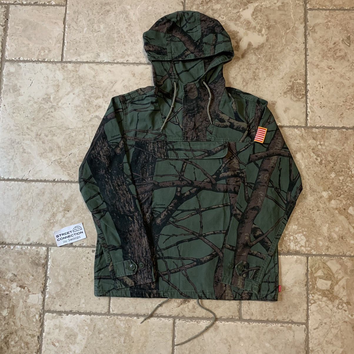 Supreme FW12 Tree Camo Field Parka Pullover Jacket MEDIUM OLIVE 
