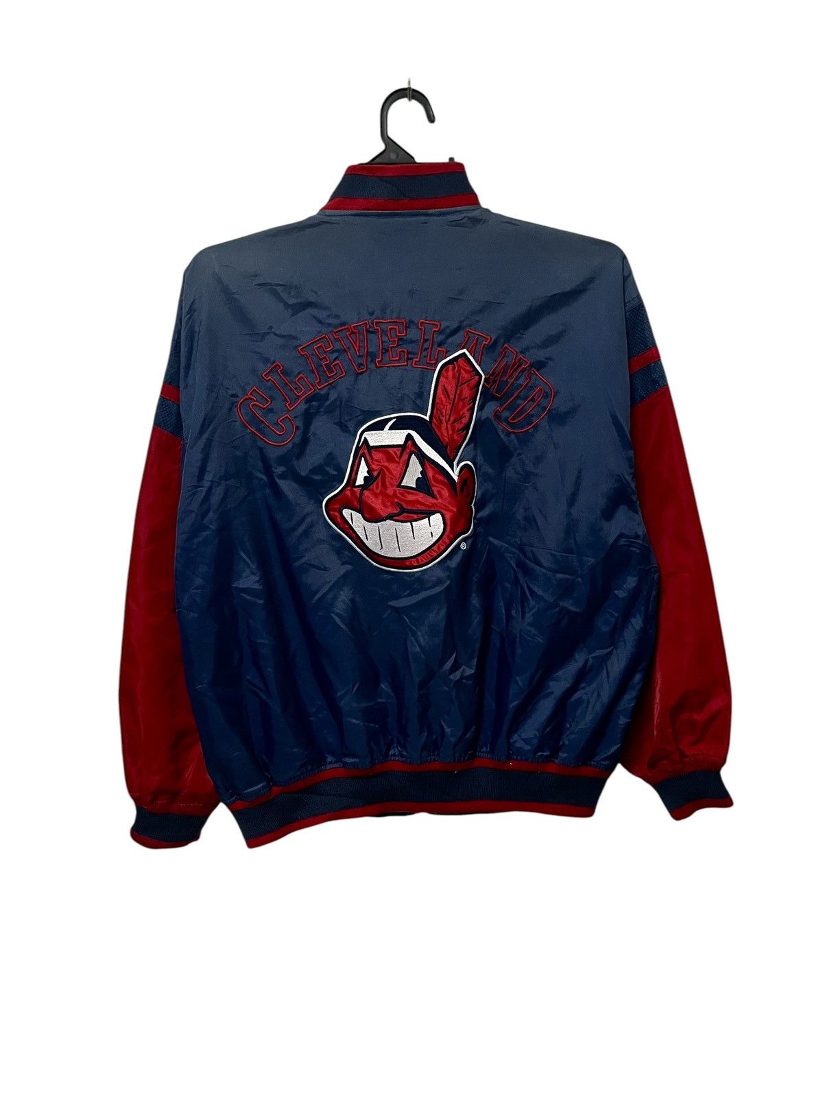 MLB × Vintage 🔥Vtg Cleveland Indians Light Jacket Size US L / EU 52-54 / 3 - 1 Thumbnail