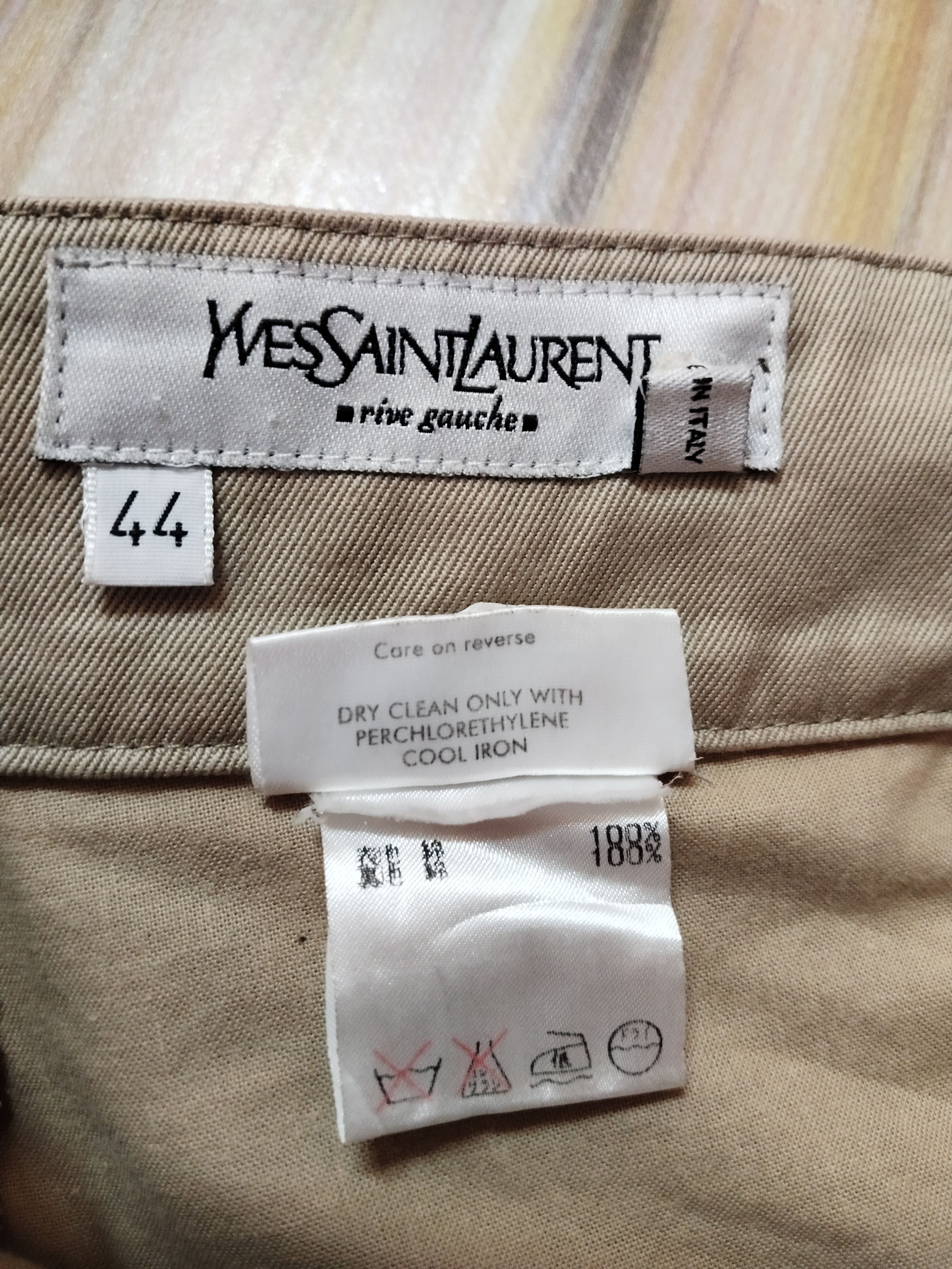 Yves Saint Laurent YVES SAINT LAURENT Chinos Pant Size US 32 / EU 48 - 12 Thumbnail