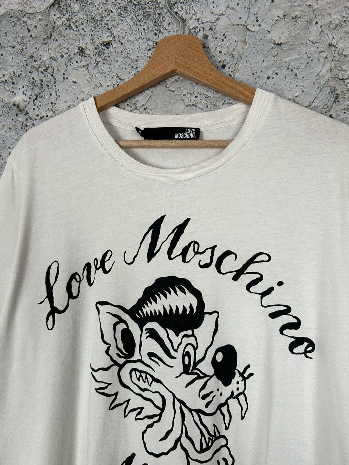 Moschino Love Moschino Milano Graphic Tee Designer Avantgarde Hype Size US M / EU 48-50 / 2 - 3 Thumbnail