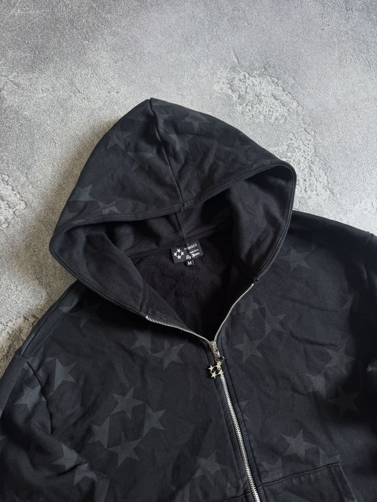 Designer 99BASED M zip heavyweight monogram STAR ⭐ OG hoodie jumper Size US M / EU 48-50 / 2 - 2 Thumbnail
