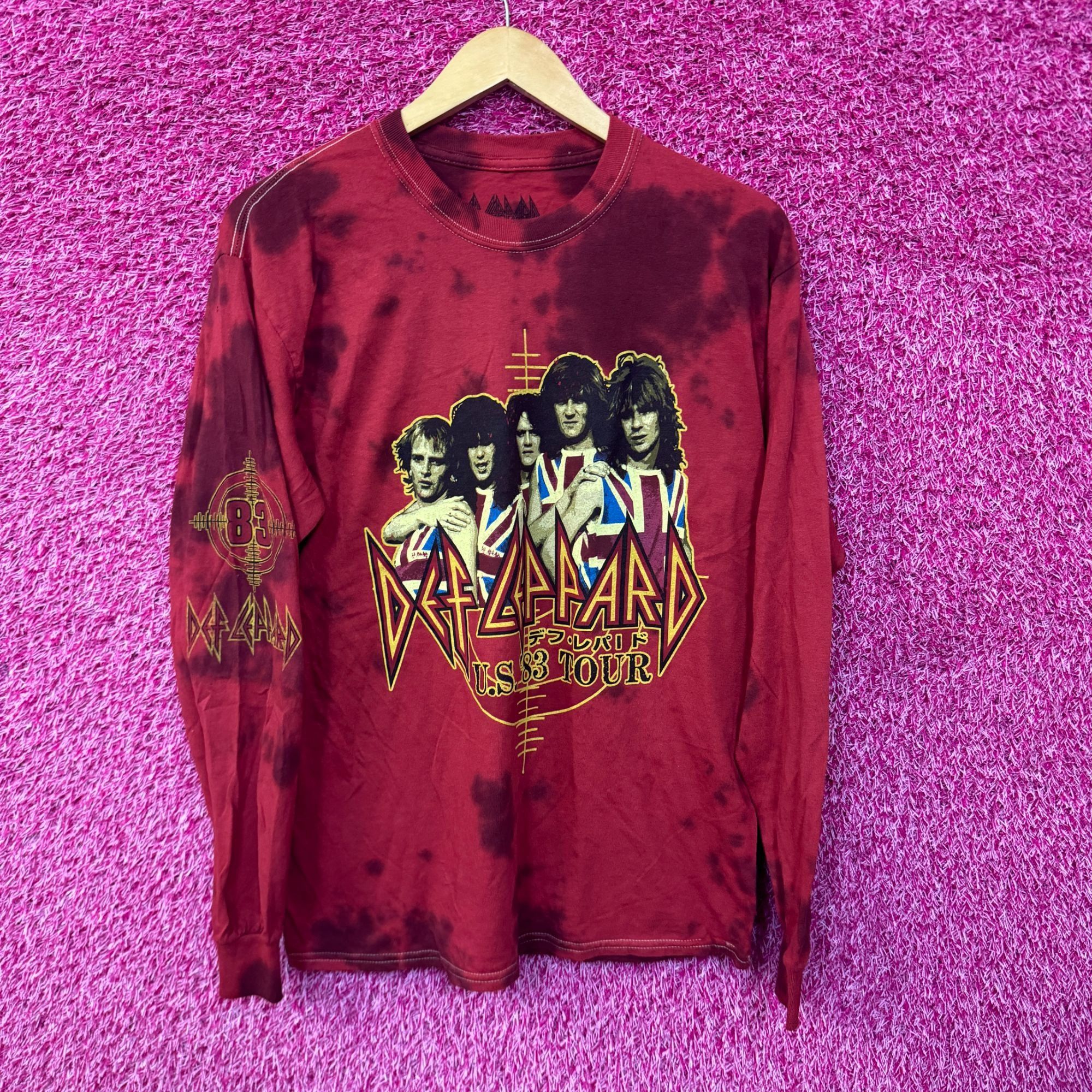Def Leppard Def Leppard Pyromania 83 US Tour Band Long Sleeve Tie Dye M Size US M / EU 48-50 / 2 - 1 Thumbnail