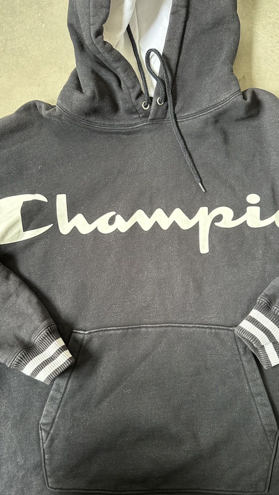 Champion VINTAGE CHAMPION SPELLOUT HOODIE Size US M / EU 48-50 / 2 - 2 Thumbnail