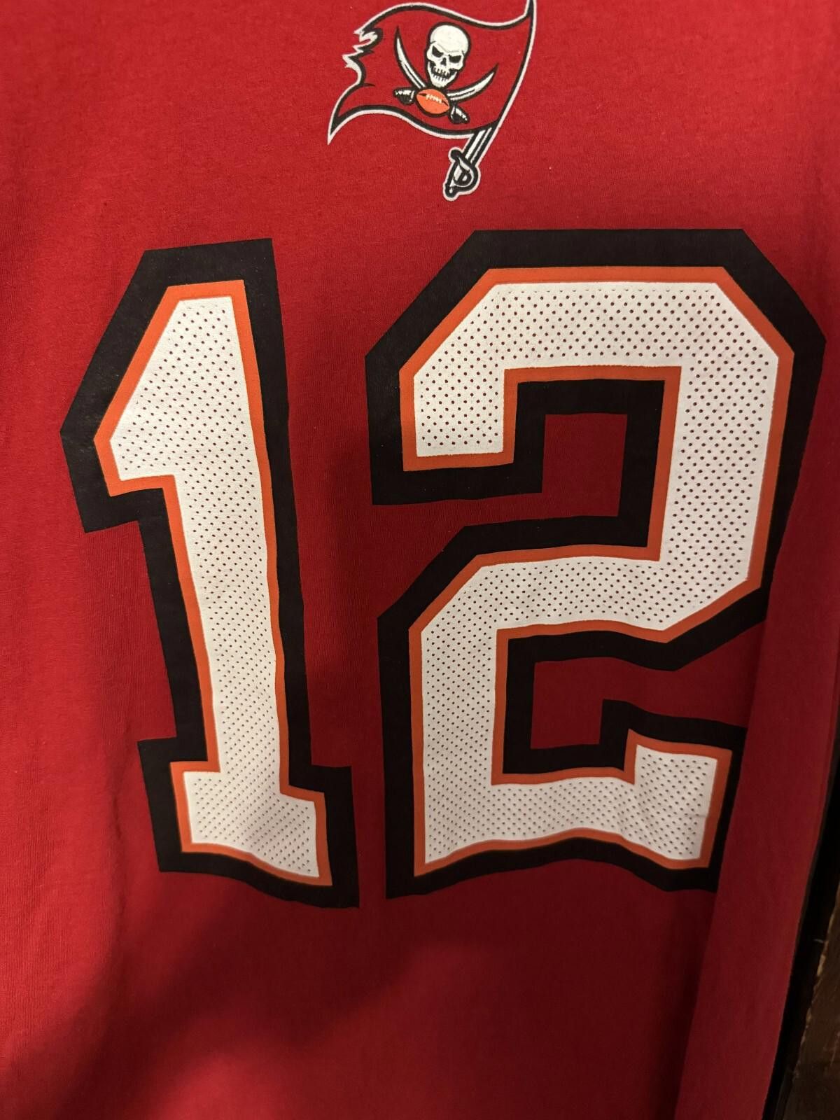 Nike Tampa Bay Buccaneers Tom Brady Shirt Men’s Sz L Red Vintage Size ONE SIZE - 4 Thumbnail