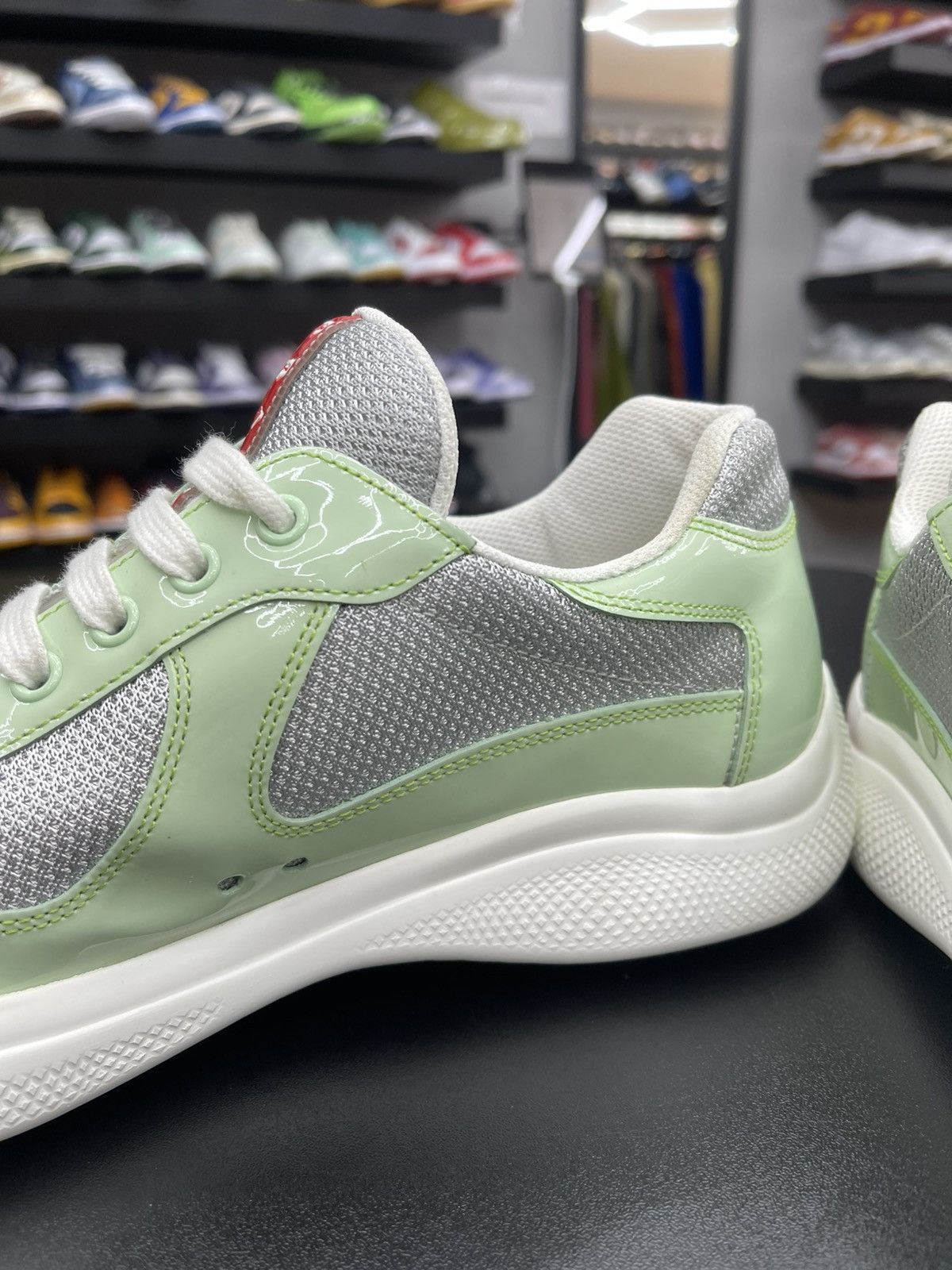 Prada Size 8.5/41.5EU - Prada Arena Low Tops Mint Size US 8.5 / EU 41-42 - 6 Thumbnail