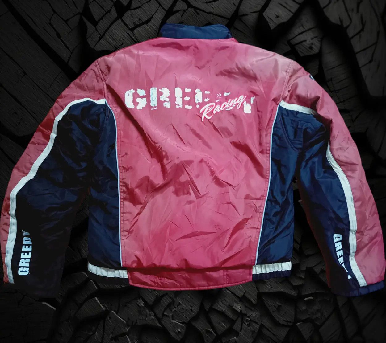 Greedy Genius VINTAGE GREEDY RACING REVERSABLE JACKET. Size US L / EU 52-54 / 3 - 4 Thumbnail