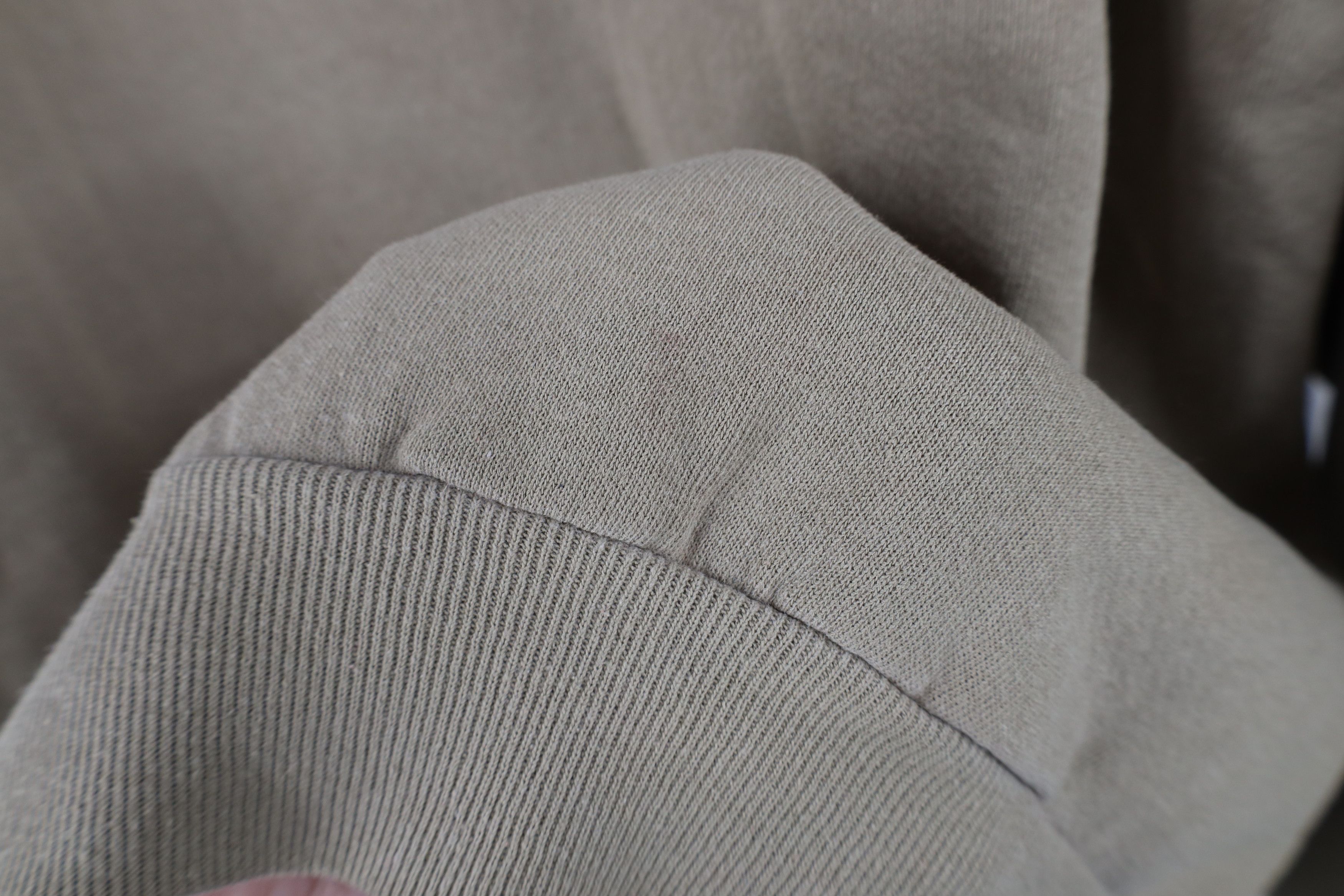 Vintage Vintage 90s Streetwear Blank Crewneck Sweatshirt Khaki Beige Size US XL / EU 56 / 4 - 8 Thumbnail