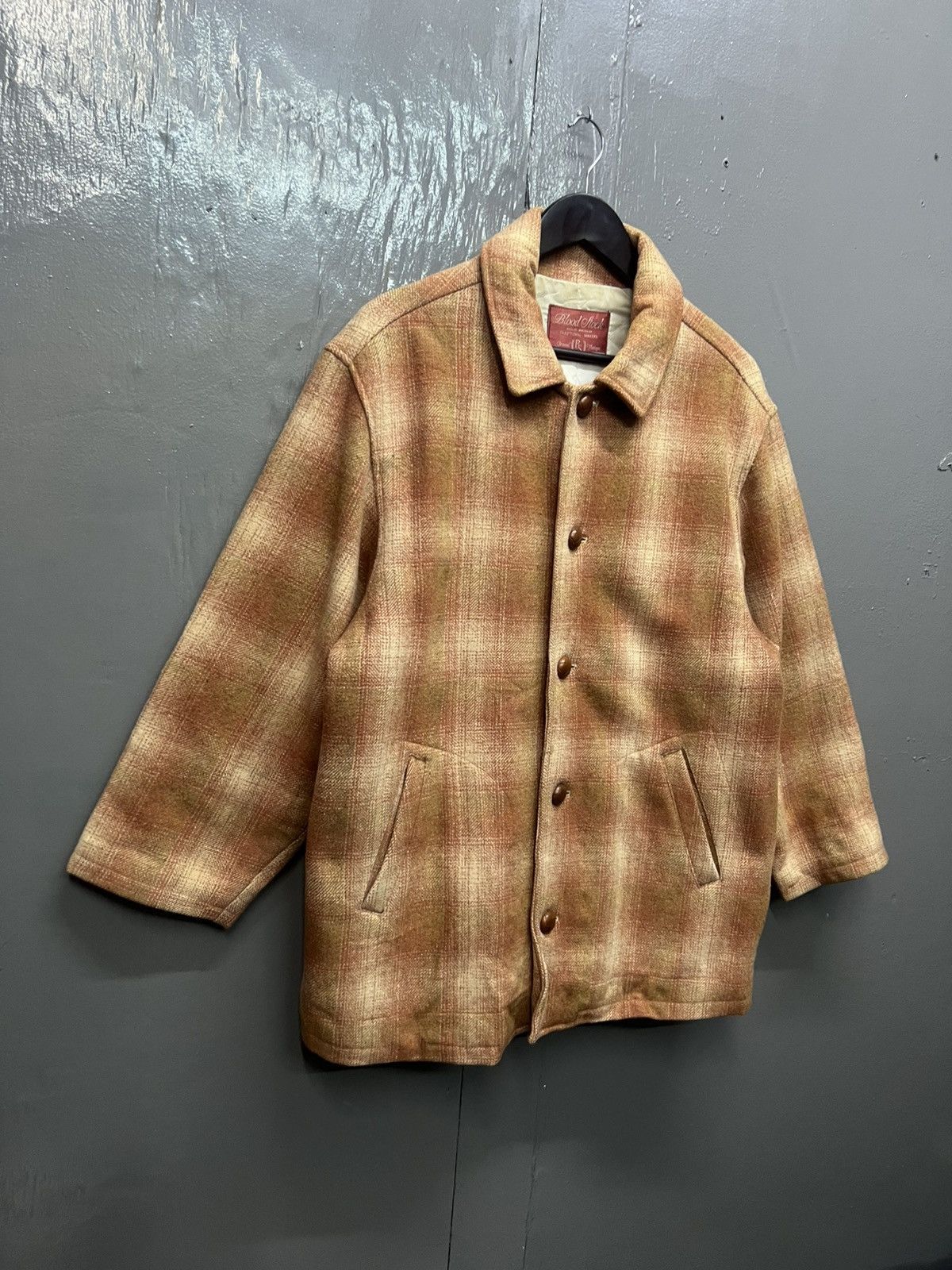 Vintage Vintage Blood Stock Wool Plaid Tartan Jacket Size US M / EU 48-50 / 2 - 4 Thumbnail