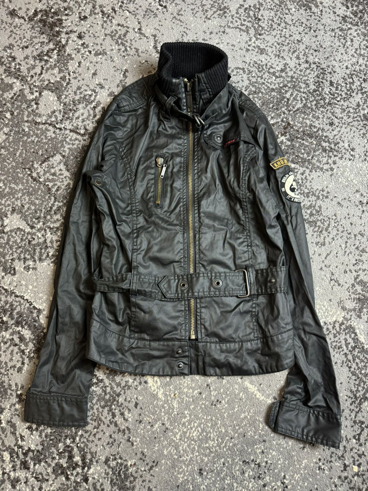 Vintage × khujo Vintage Y2K Khujo Motorcycle Collar Avantgarde Jacket Size US S / EU 44-46 / 1 - 1 Thumbnail