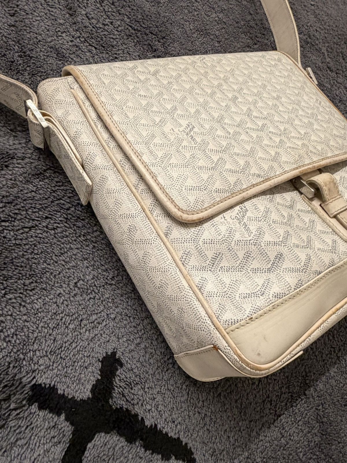 Goyard 2013 Grane Bleu MM Messenger Bag Size ONE SIZE - 4 Thumbnail