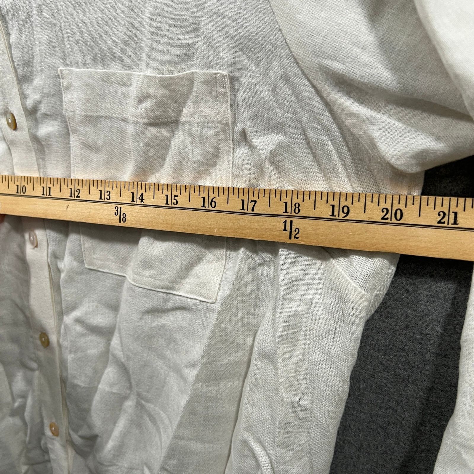 Other Susan Graver Regular Pure Linen Blend Button Front Shirt Size S / US 4 / IT 40 - 9 Thumbnail