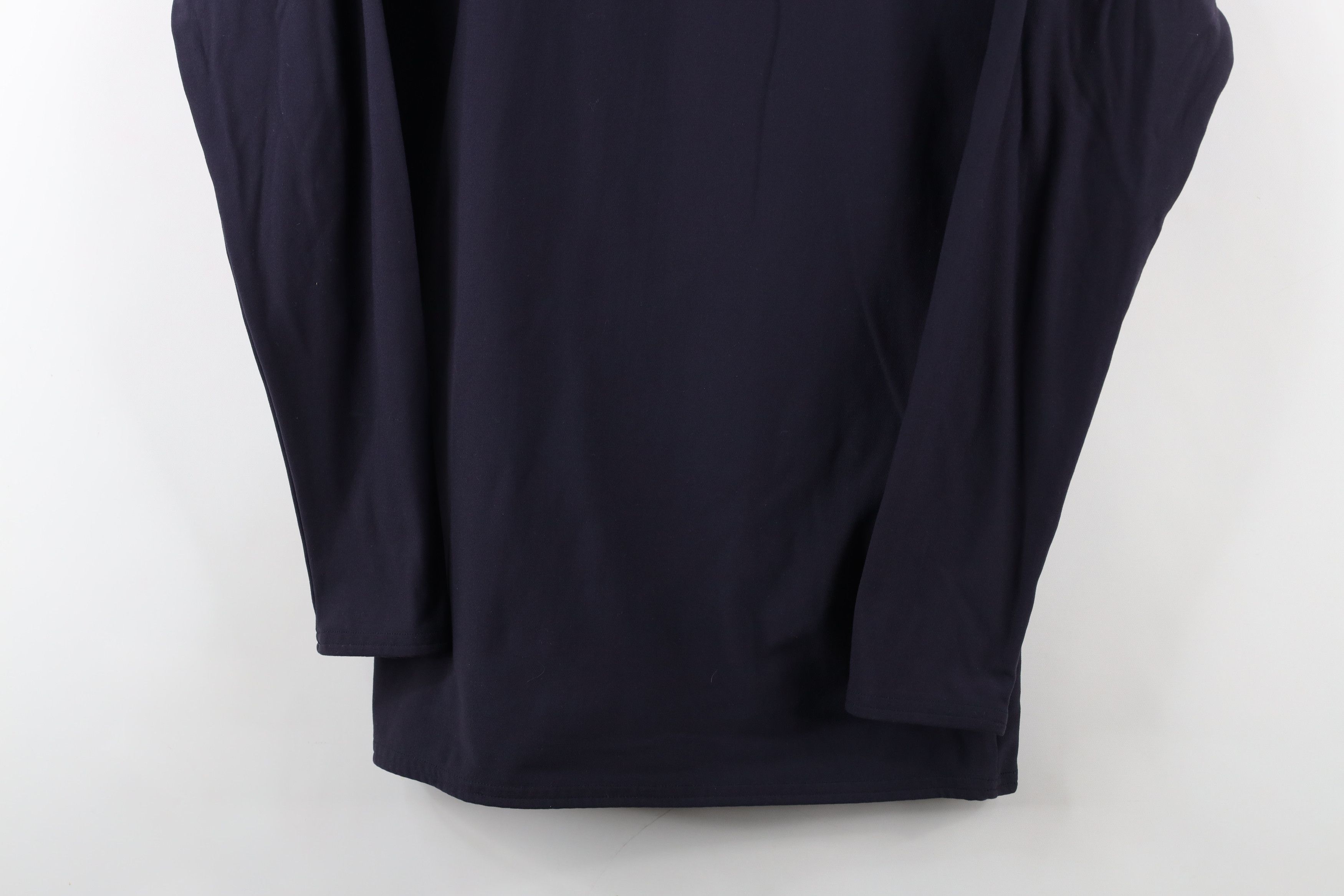 Under Armour × Vintage Vintage Under Armour Compression Mock Neck T-Shirt Navy Blue Size US XL / EU 56 / 4 - 3 Thumbnail
