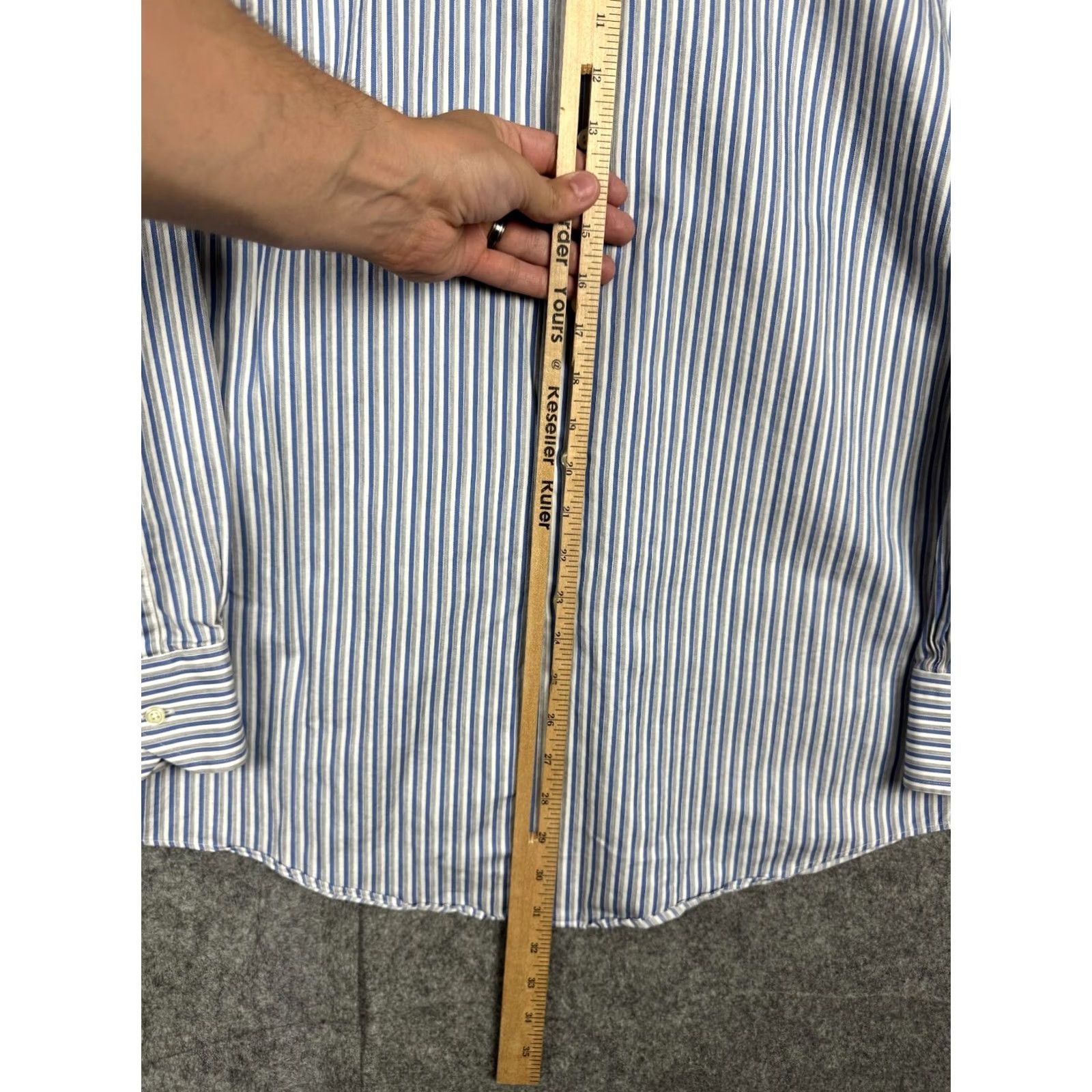 Brooks Brothers Vintage Brooks Brothers Regent Shirt Mens 16-33 Striped Button Made USA Size US L / EU 52-54 / 3 - 5 Thumbnail