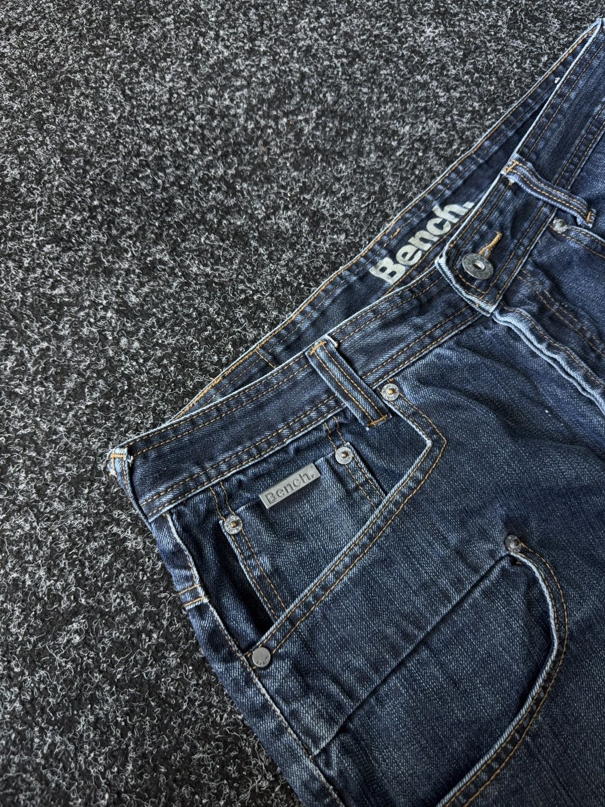 Bench Vintage 90s Retro Baggy Distressed Y2K Denim pants jeans Size US 34 / EU 50 - 7 Thumbnail