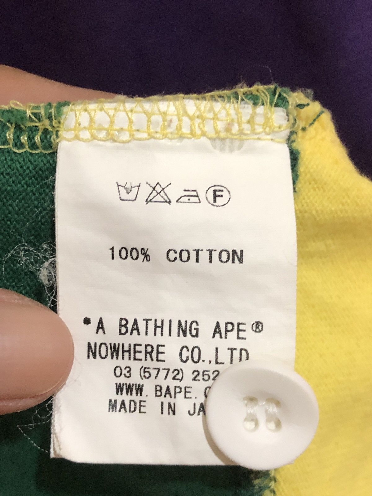 Bape OG 2005 Bape Rugby Striped Shirts Size US L / EU 52-54 / 3 - 8 Thumbnail