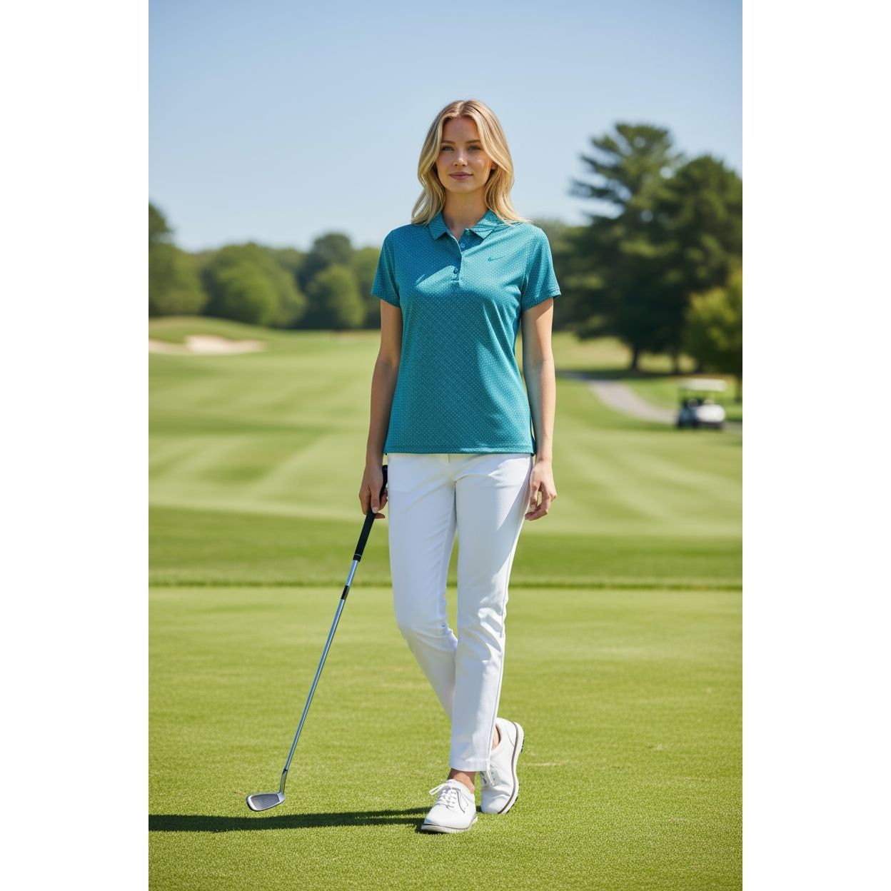 Nike NWT Nike Dri-FIT Victory Short Sleeve Golf Polo Teal Size XS Size XS / US 0-2 / IT 36-38 - 8 Thumbnail