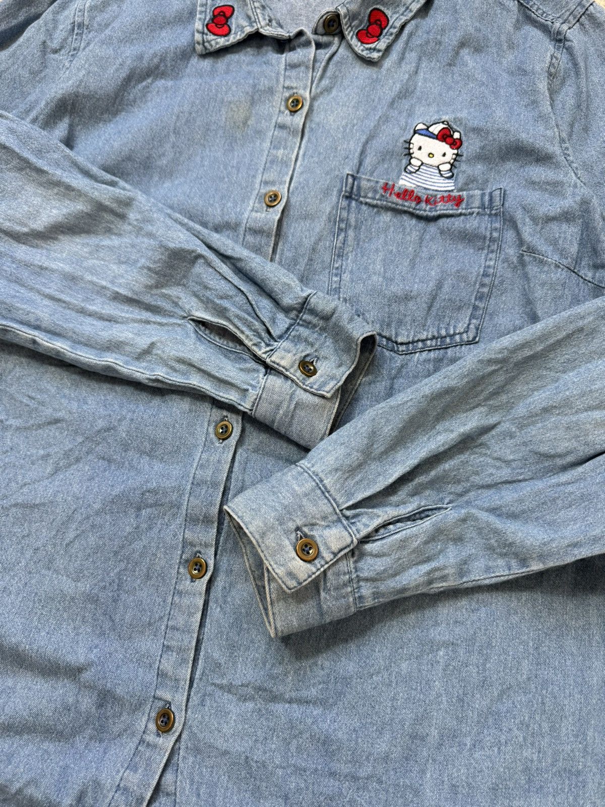 Cartoon Network VINTAGE HELLO KITTY DENIM CUTE SHIRT Size L / US 10 / IT 46 - 6 Thumbnail
