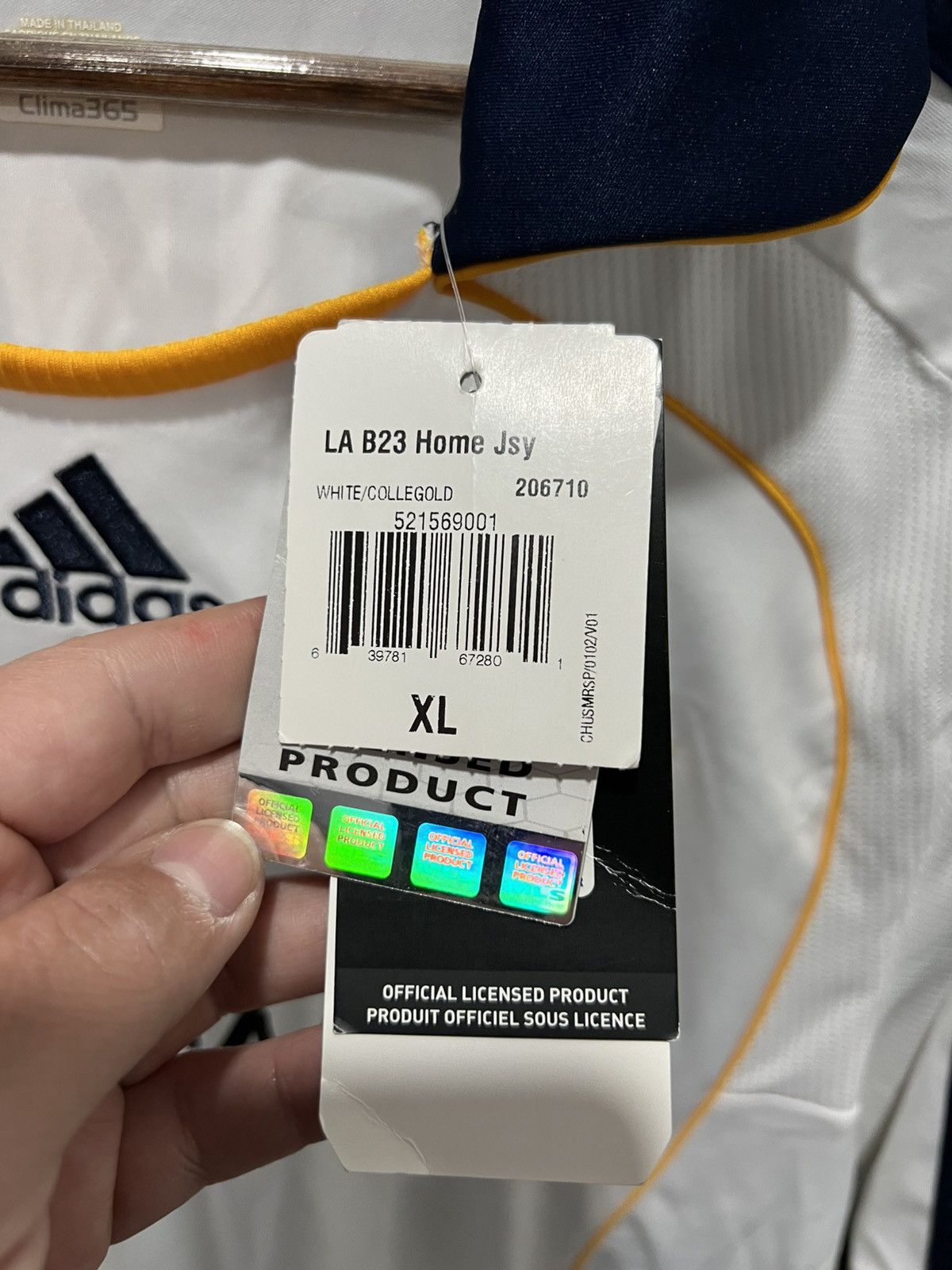 Adidas LA Galaxy 2009 Jersey David Beckham Size US XL / EU 56 / 4 - 3 Thumbnail