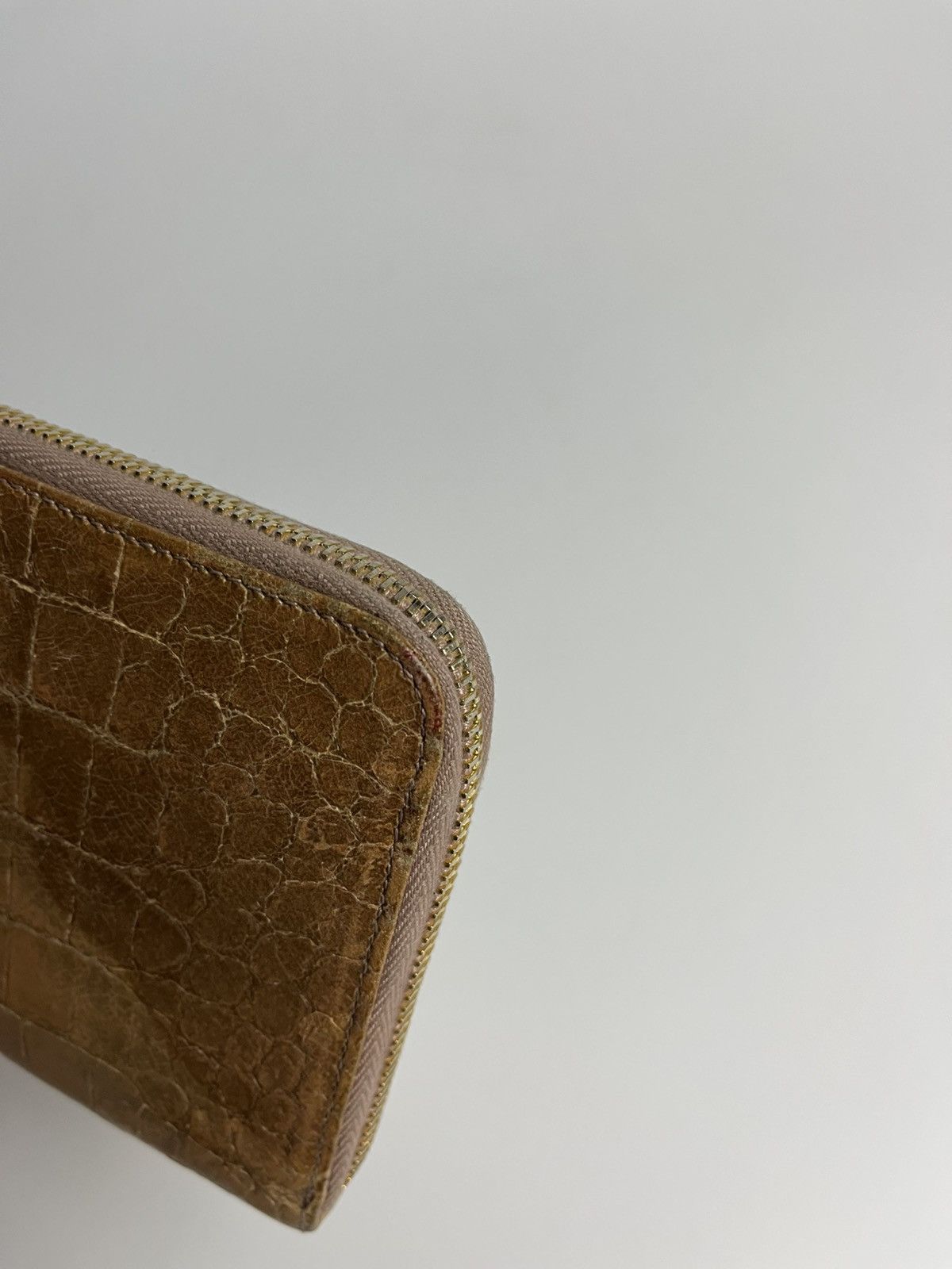 Miu Miu Miu Miu Croc Embossed Long Zipper Wallet Size ONE SIZE - 16 Thumbnail