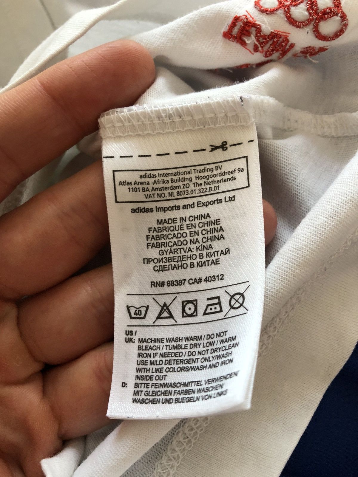 Adidas RARE ADIDAS LONDON OLYMPIC GAMES 2012 VINTAGE TEE SHIRT Size US M / EU 48-50 / 2 - 7 Thumbnail