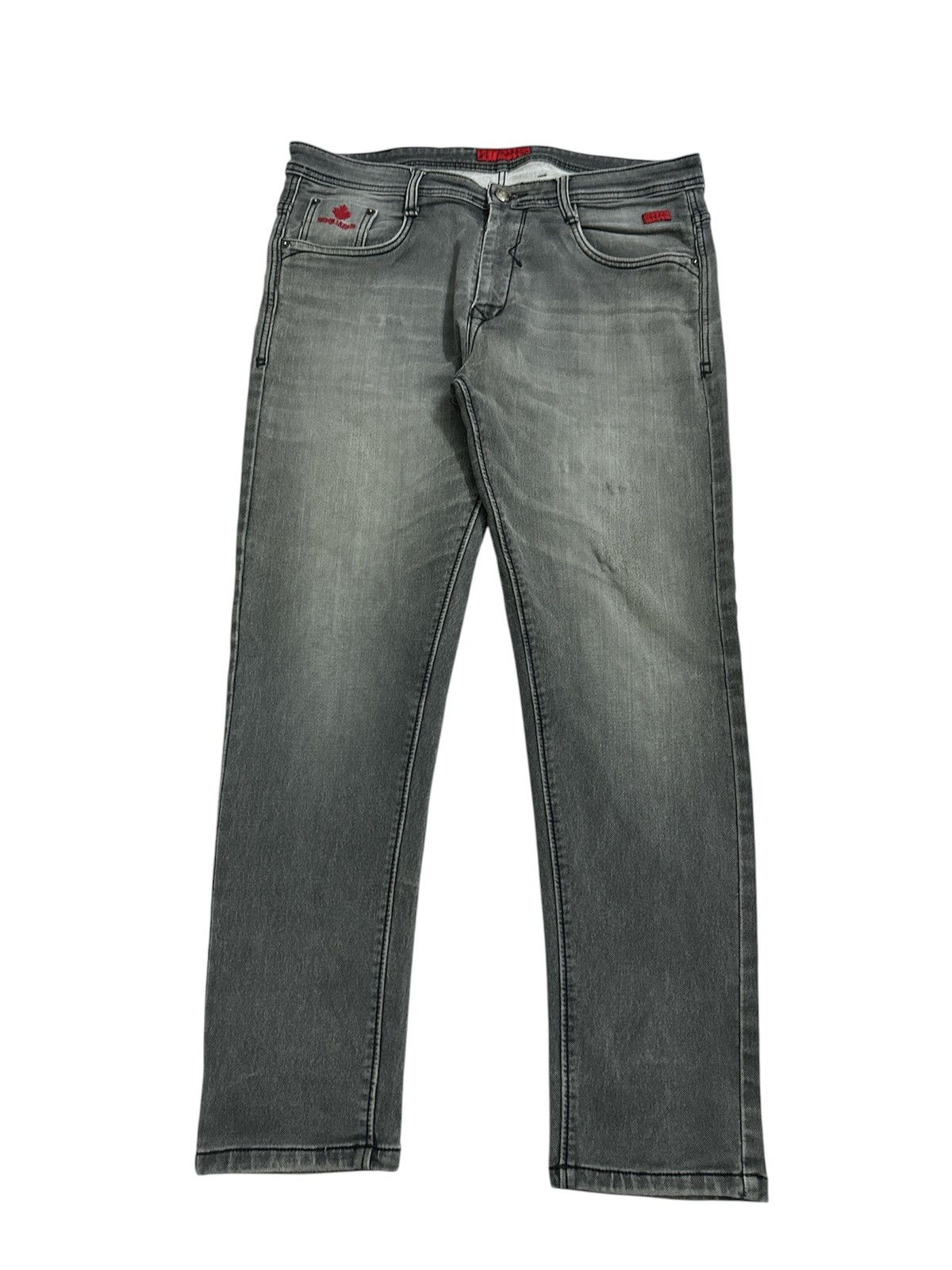GOA Dsquared2 Washed Grey Jeans Amiri Junya Watanabe Style Jeans Size US 36 / EU 52 - 1 Thumbnail