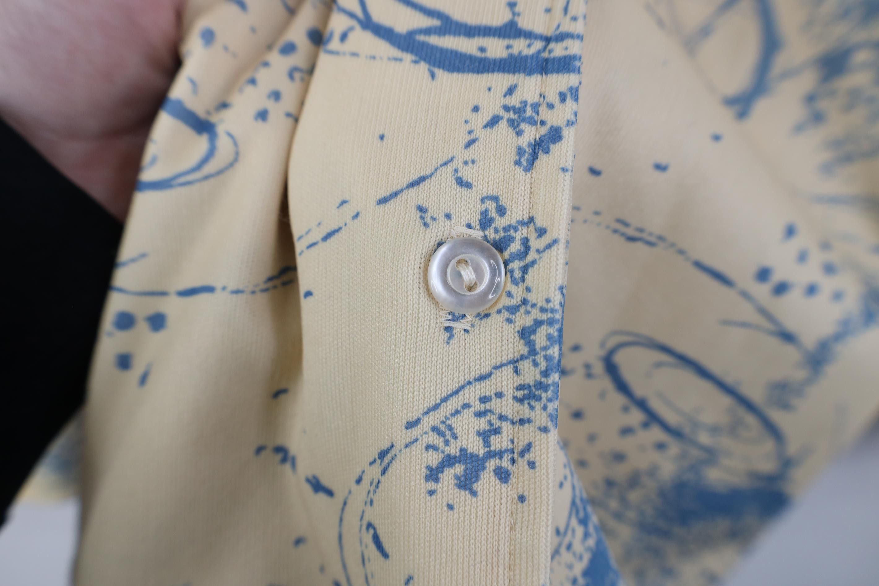 Vintage Vintage 70s Streetwear Camp Collar Knit Button Shirt USA Size S / US 4 / IT 40 - 5 Thumbnail