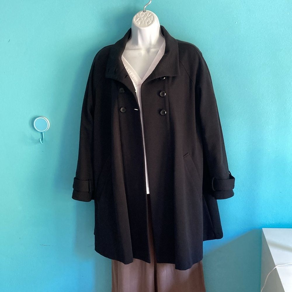 Rachel Comey Comfy USA Size XS Black Cotton Long Jacket Button Front Size S / US 4 / IT 40 - 3 Thumbnail