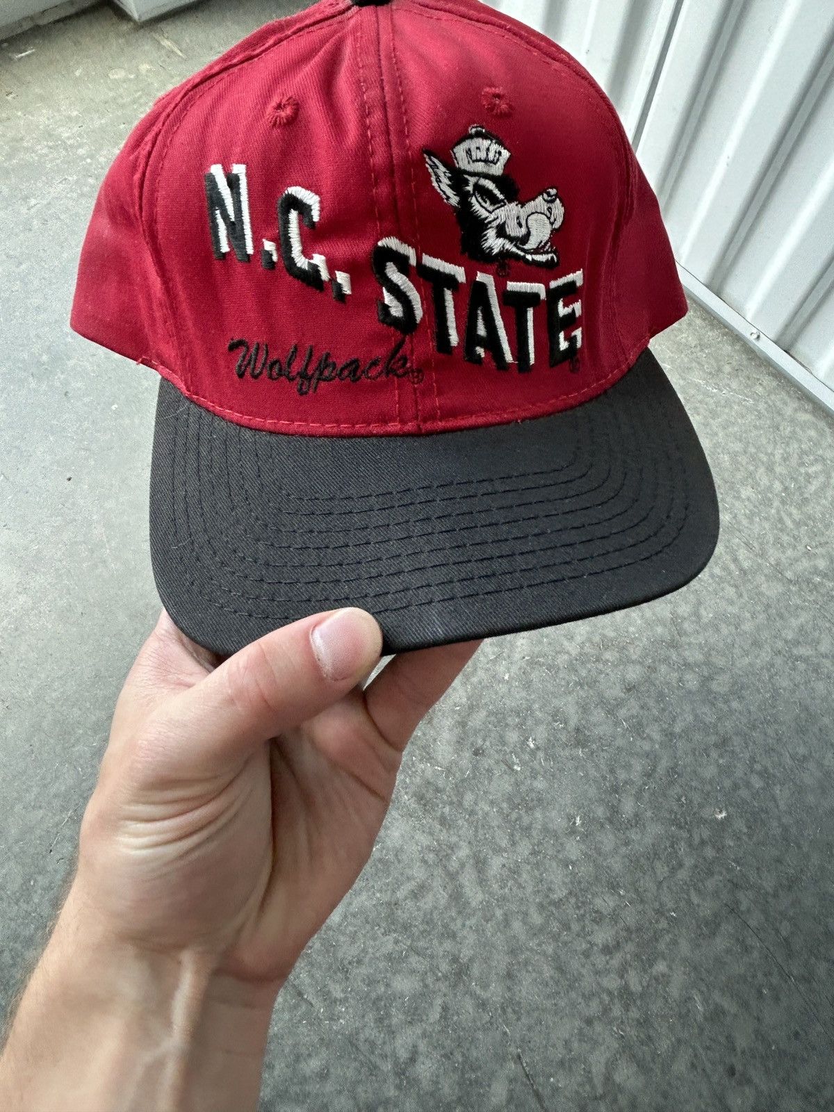 Vintage Vintage 90s NC State Wolfpack SnapBack Hat Size ONE SIZE - 3 Thumbnail