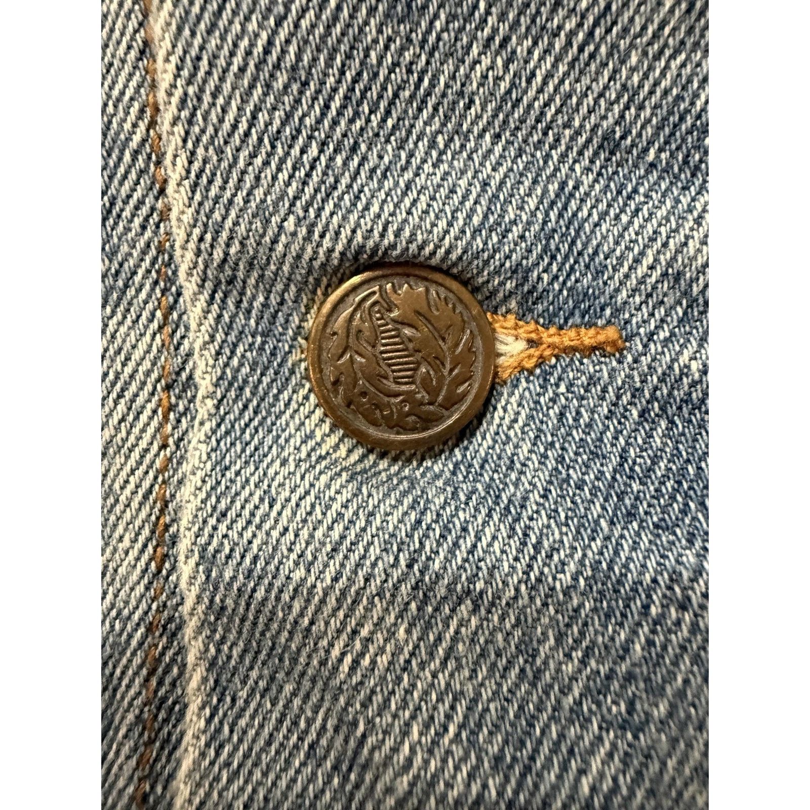 & Other Stories Vintage 80s American Born Denim Trucker Jacket XL Made USA Size US XL / EU 56 / 4 - 3 Thumbnail