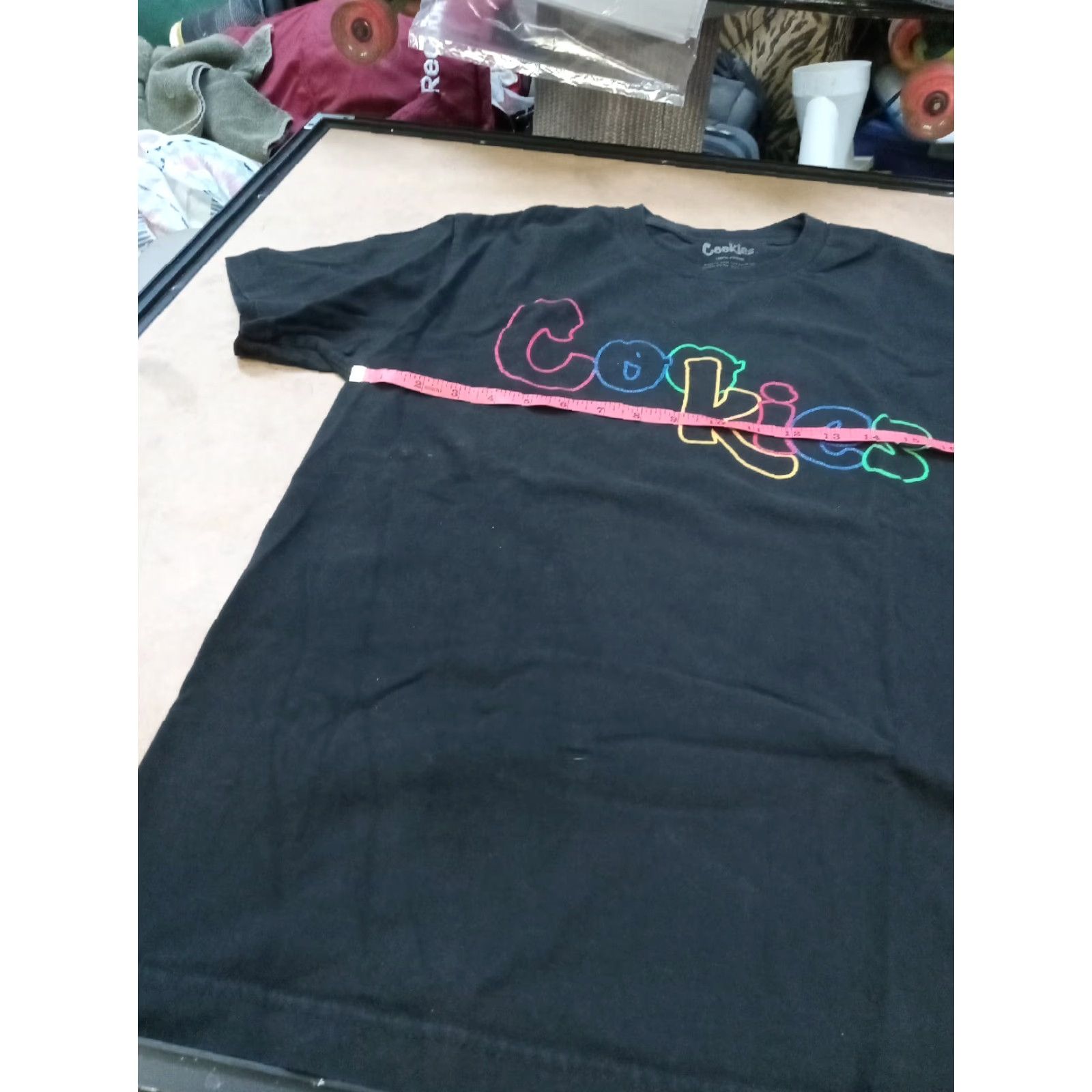 Vintage Cookies Large SS Tshirt 40" Chest Men L Black T-Shirt Size US L / EU 52-54 / 3 - 3 Thumbnail