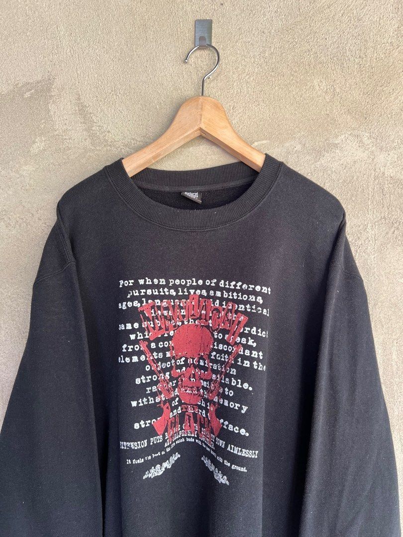 Seditionaries Vintage Skulls Logo Sweatshirt Size US L / EU 52-54 / 3 - 3 Thumbnail