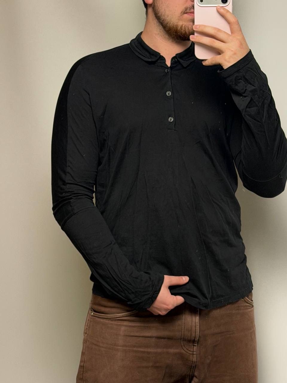 Marithe + Francois Girbaud Marithe+Francois Girbaud Vintage Polo Long Sleeve 00s Size US XL / EU 56 / 4 - 9 Thumbnail