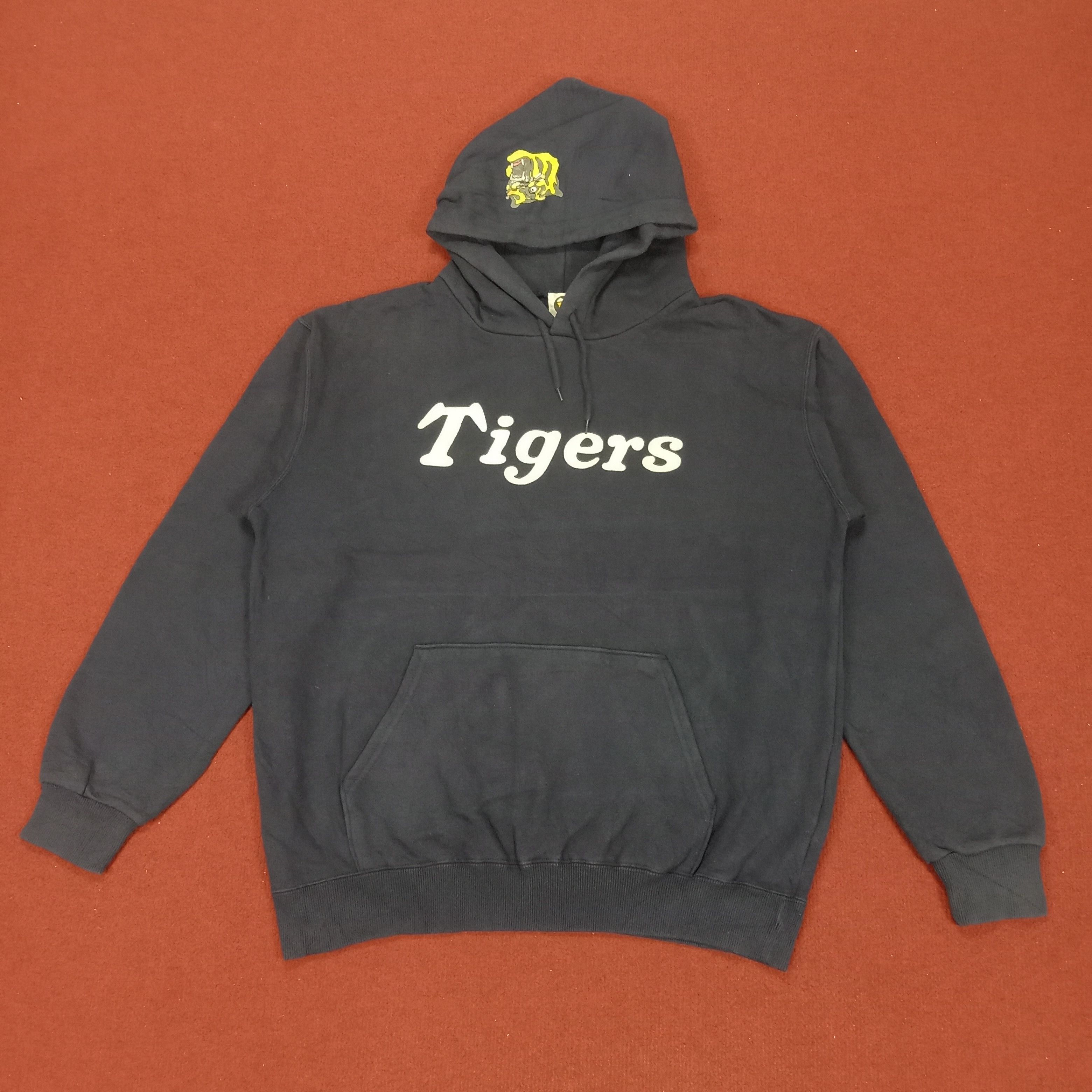 Japanese Brand × MLB × Vintage Hansin Tigers Japanese Professional Baseball Team Hoodies Size US L / EU 52-54 / 3 - 1 Thumbnail