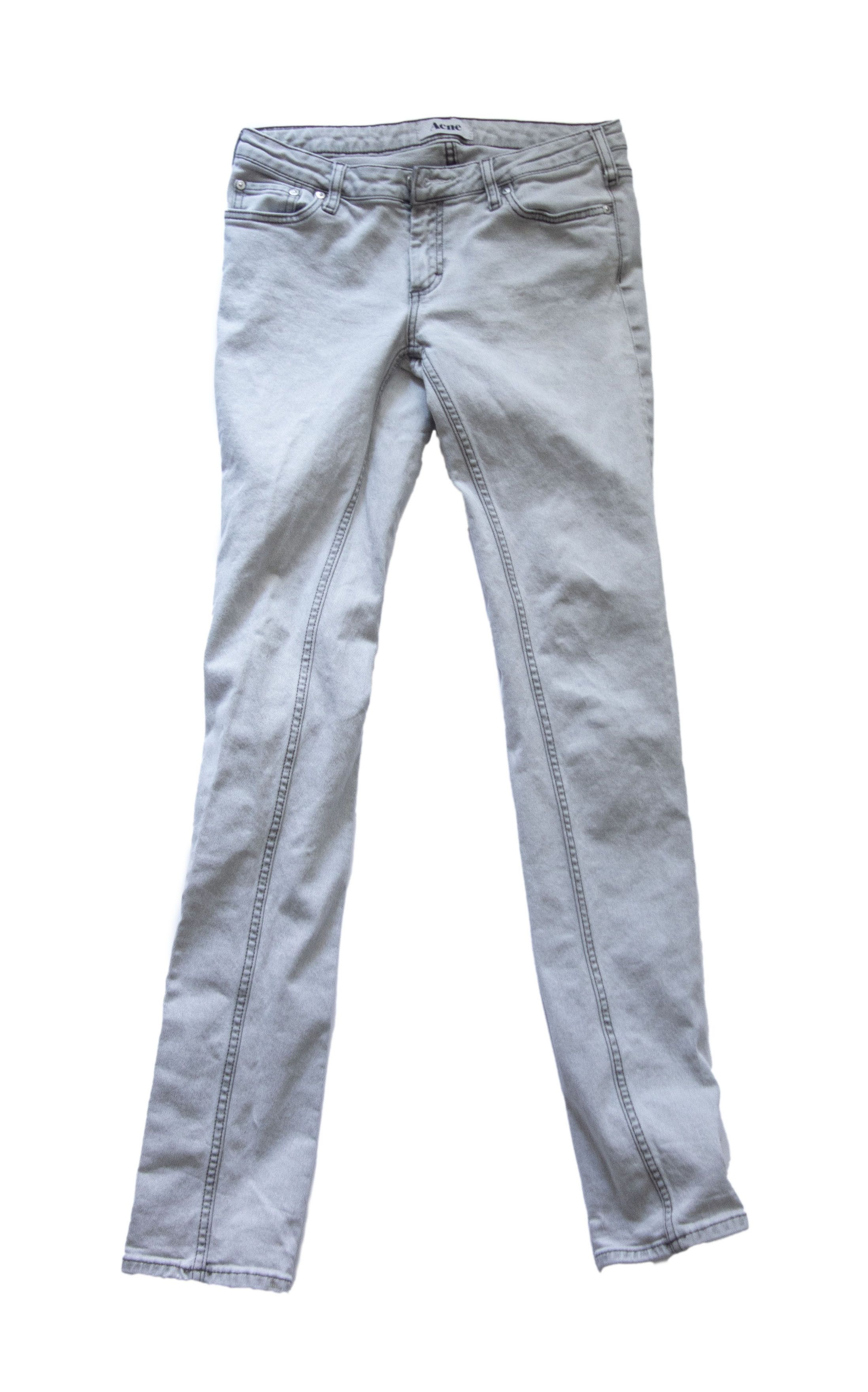 Acne Studios Slim Acne Studios Grey Denim Jeans Size 27" / US 4 / IT 40 - 1 Thumbnail