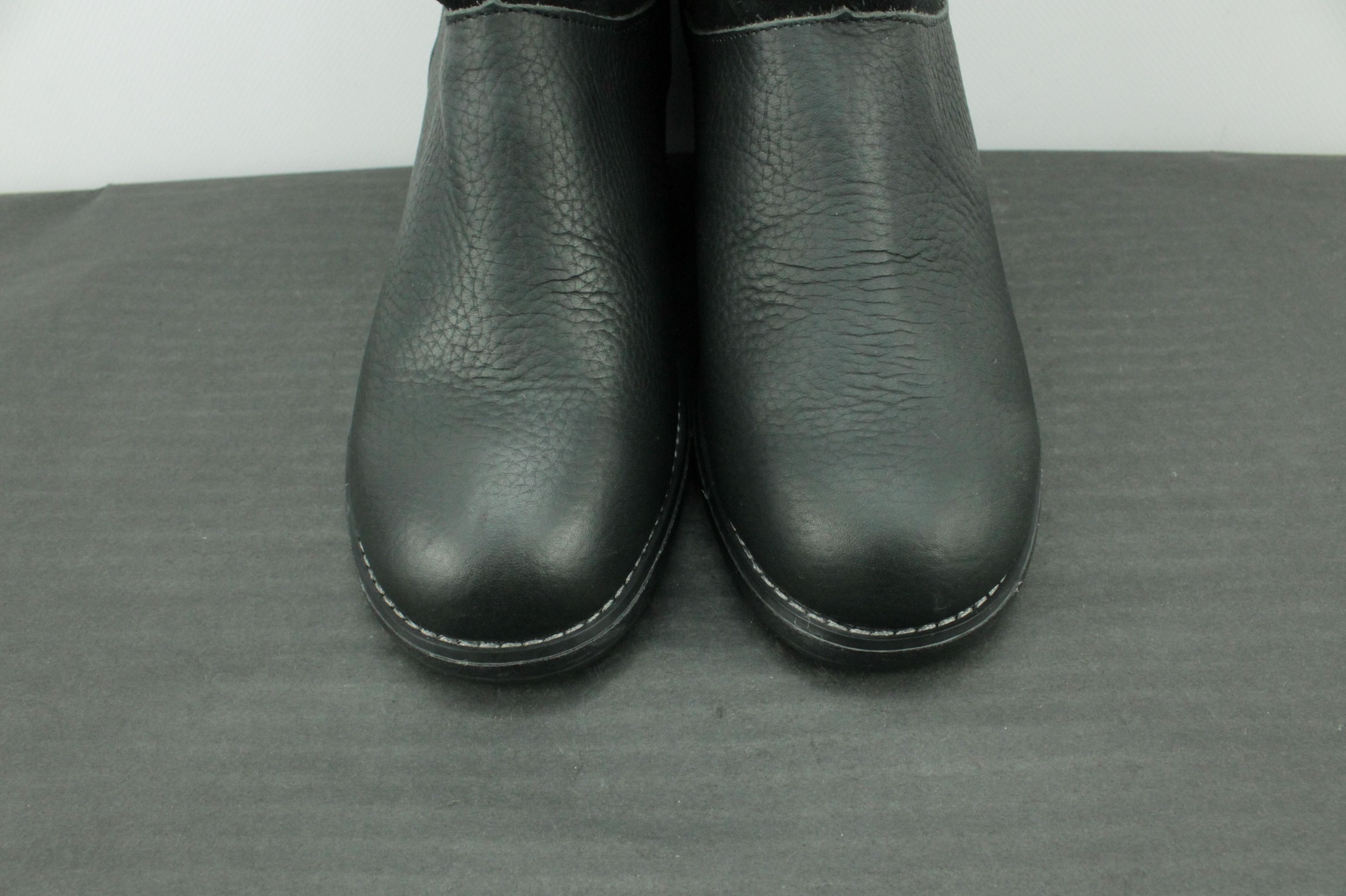 Other EMU Australia Cooma Black Leather Merino Lined Ankle Boots Size US 6 / IT 36 - 3 Thumbnail
