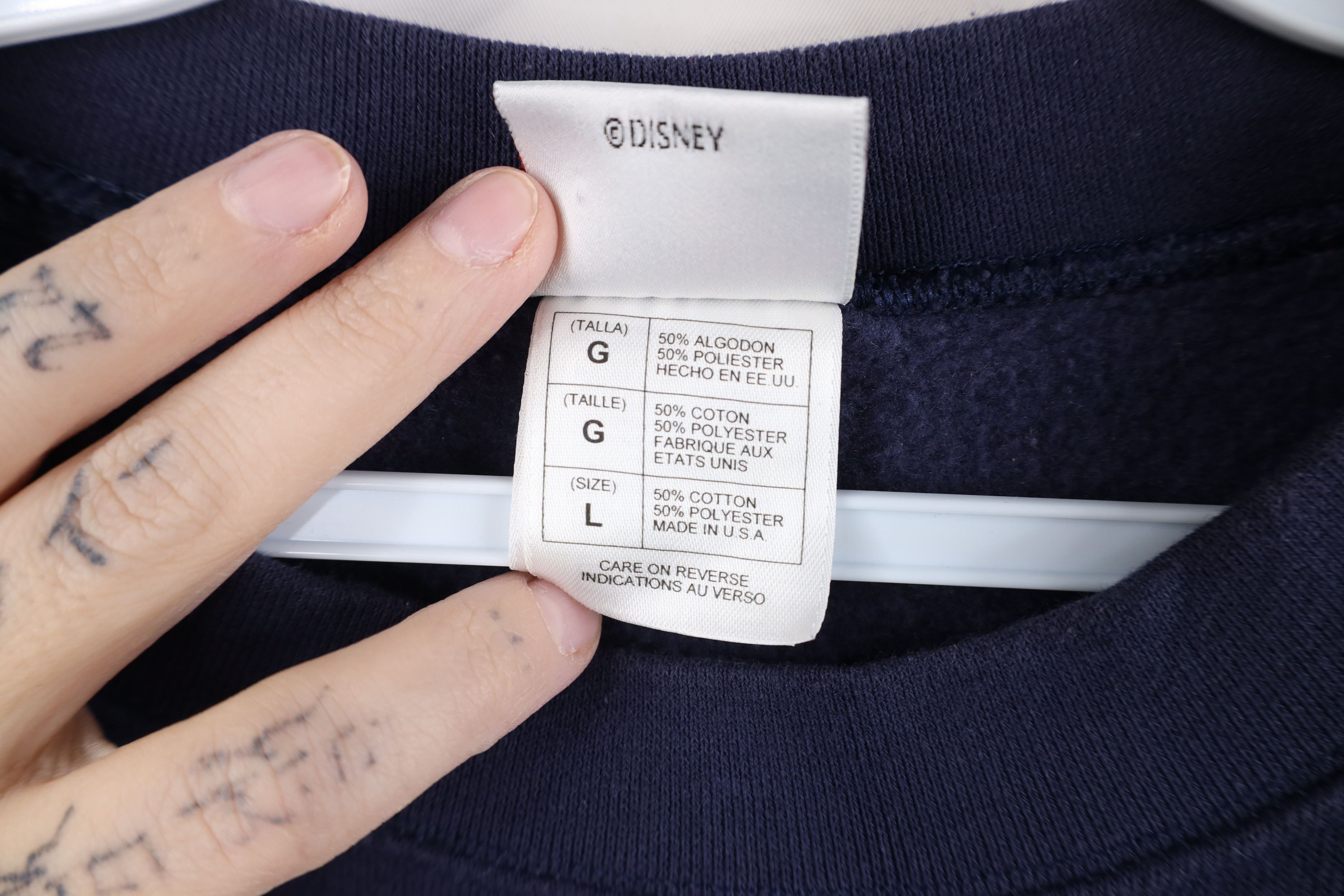 Disney Vintage 90s Disney Winnie the Pooh Eeyore Sweatshirt USA Size L / US 10 / IT 46 - 9 Thumbnail